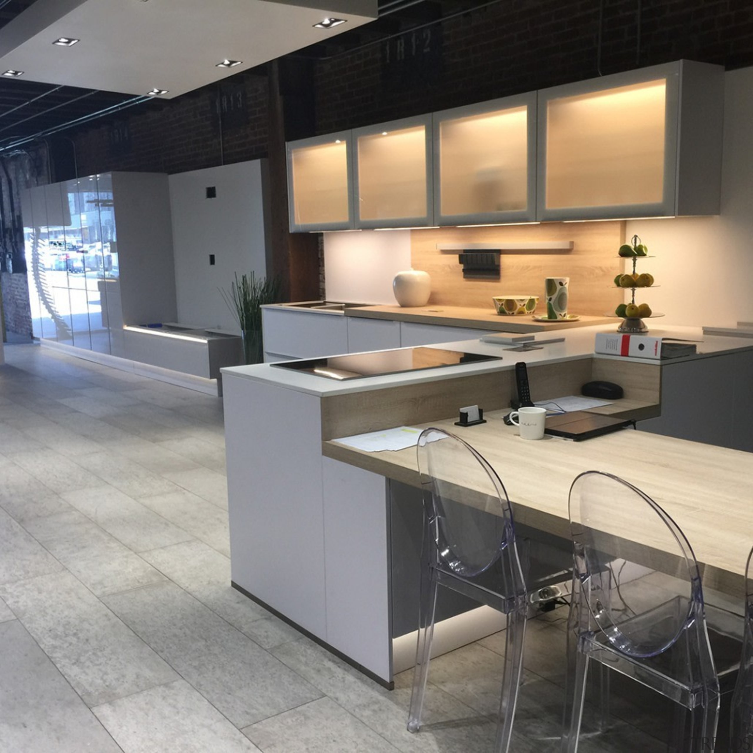 Concreate GKC CF101 2 - Concreate_GKC_CF101_2 - countertop countertop, floor, flooring, furniture, interior design, kitchen, product design, table, gray, black