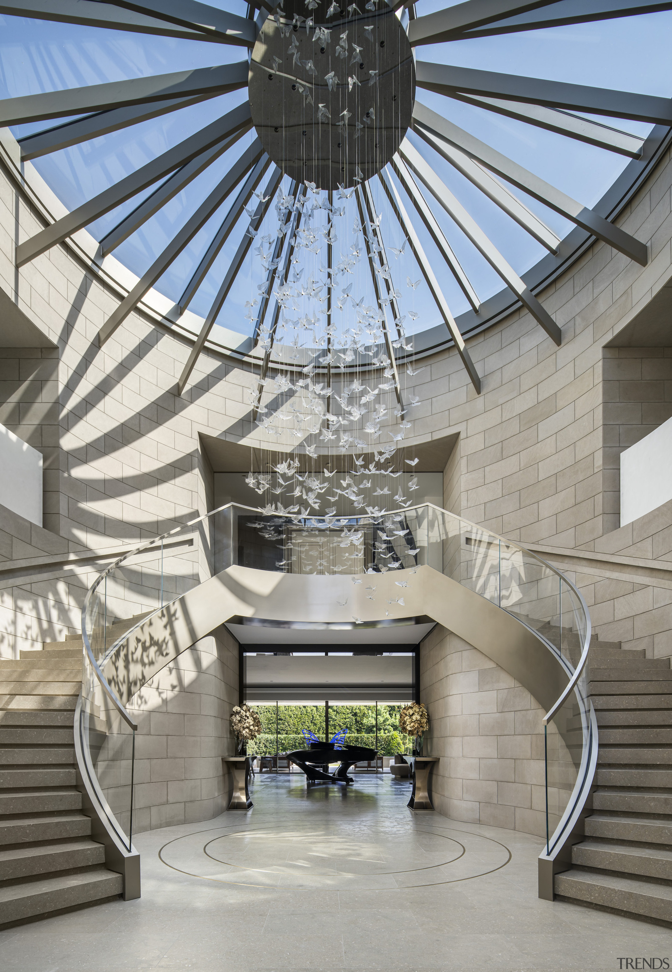 Among other similarly themed pieces throughout the property 