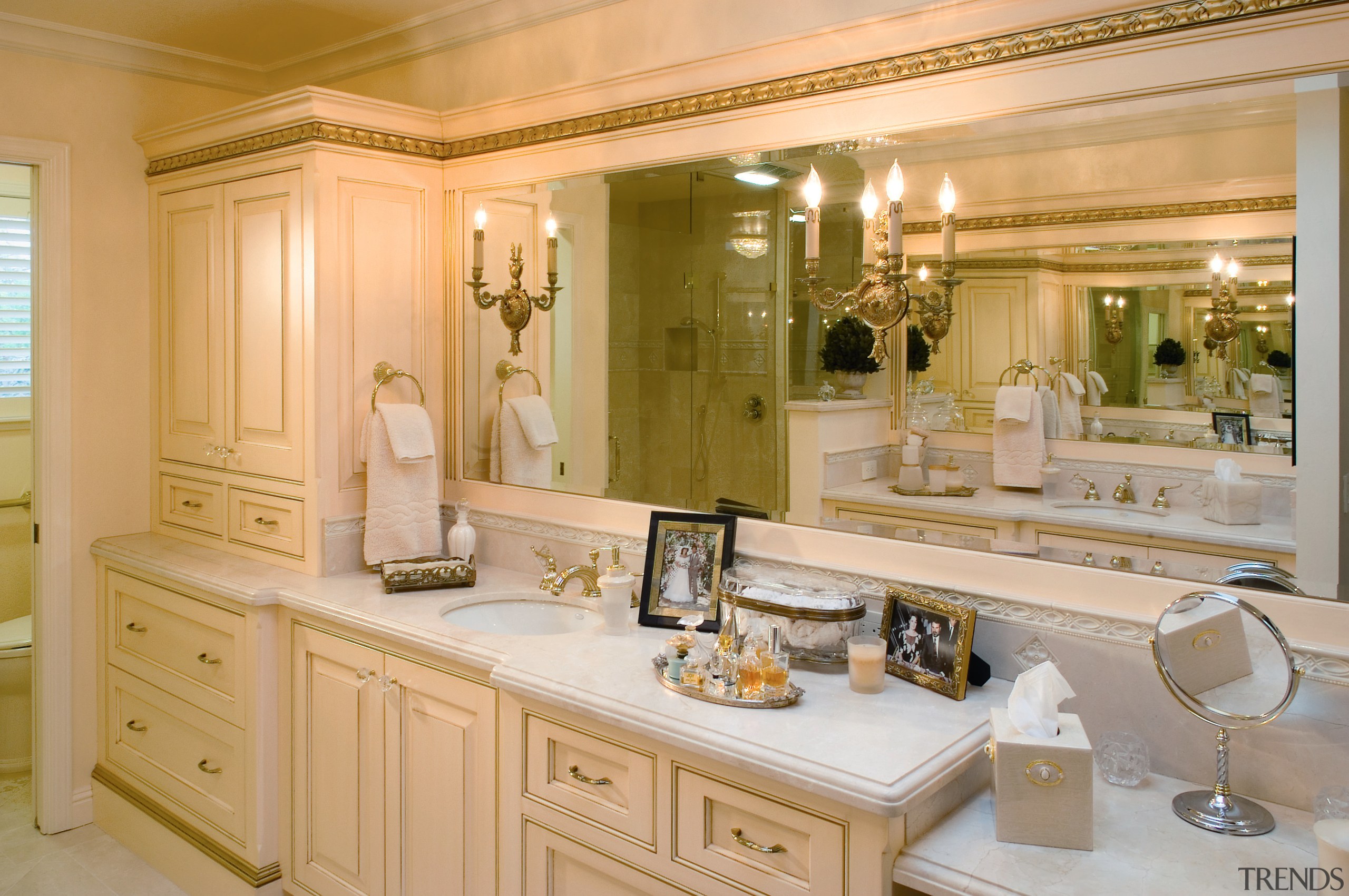 Extensive tiling characterizes this new bathroom, by NKBA bathroom, cabinetry, countertop, cuisine classique, estate, home, interior design, kitchen, room, orange