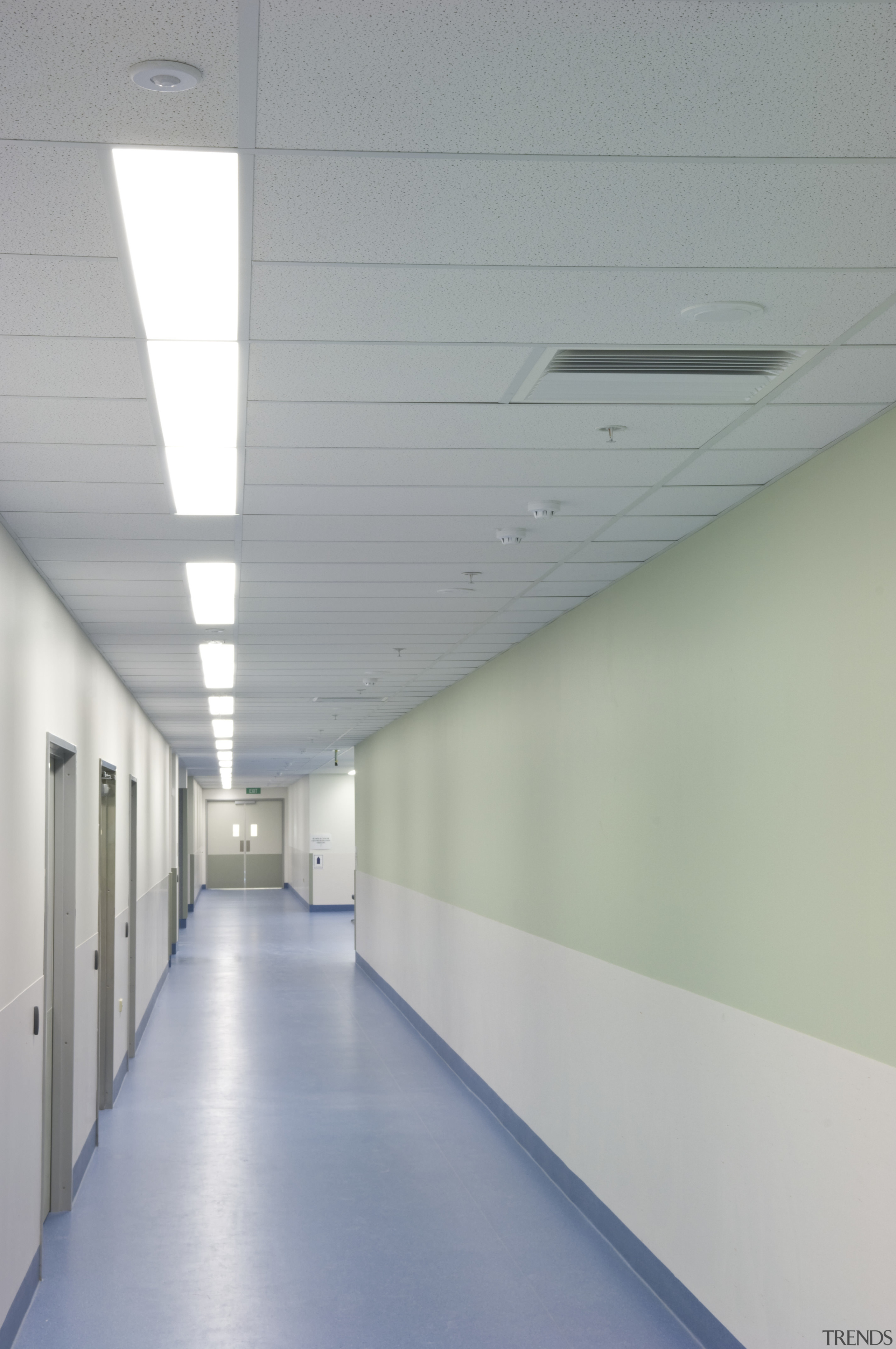 Forman Building Systems supplied and installed both walls architecture, ceiling, daylighting, floor, glass, structure, wall, gray