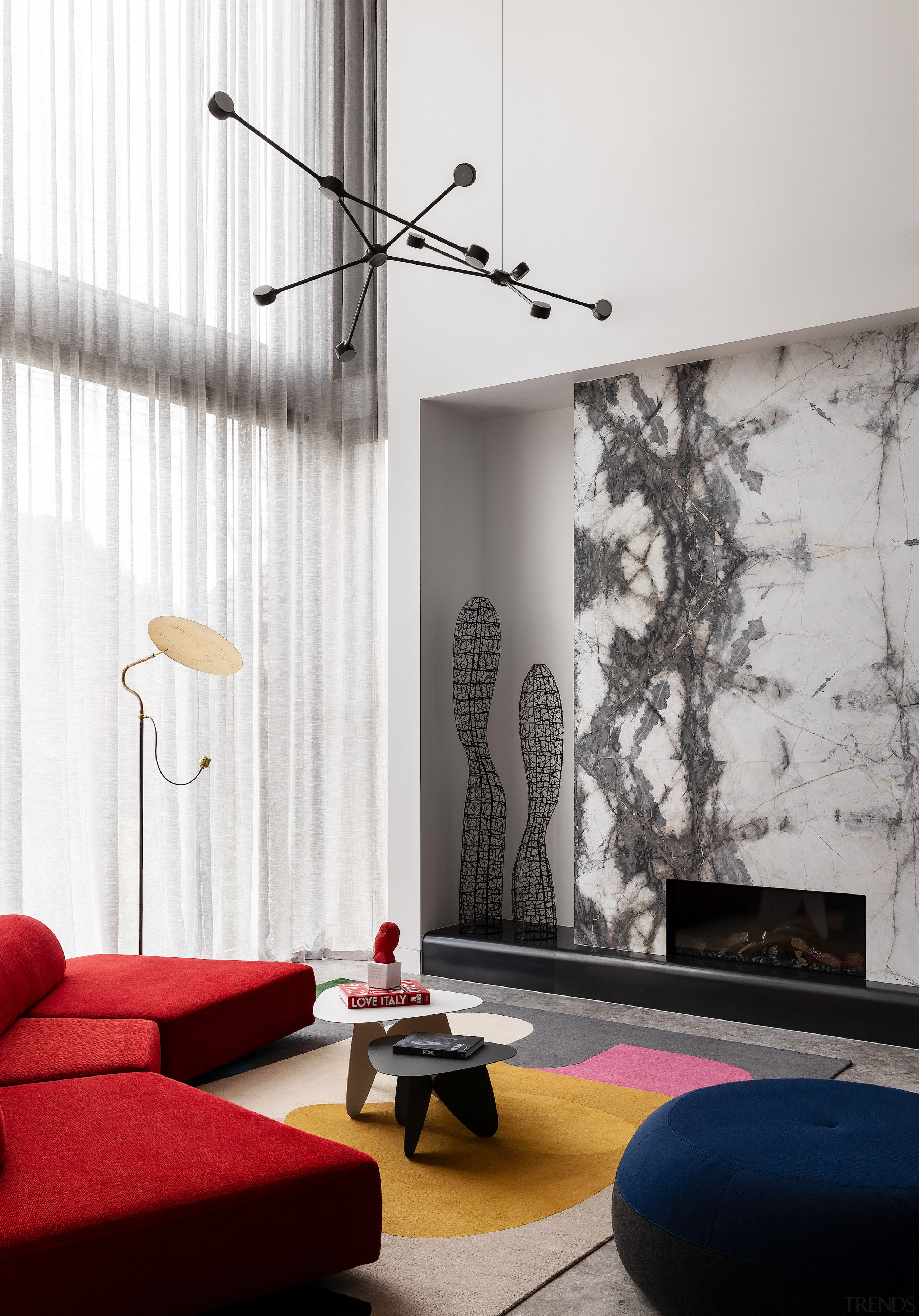 Formal living with feature fireplace. - Food, family, 