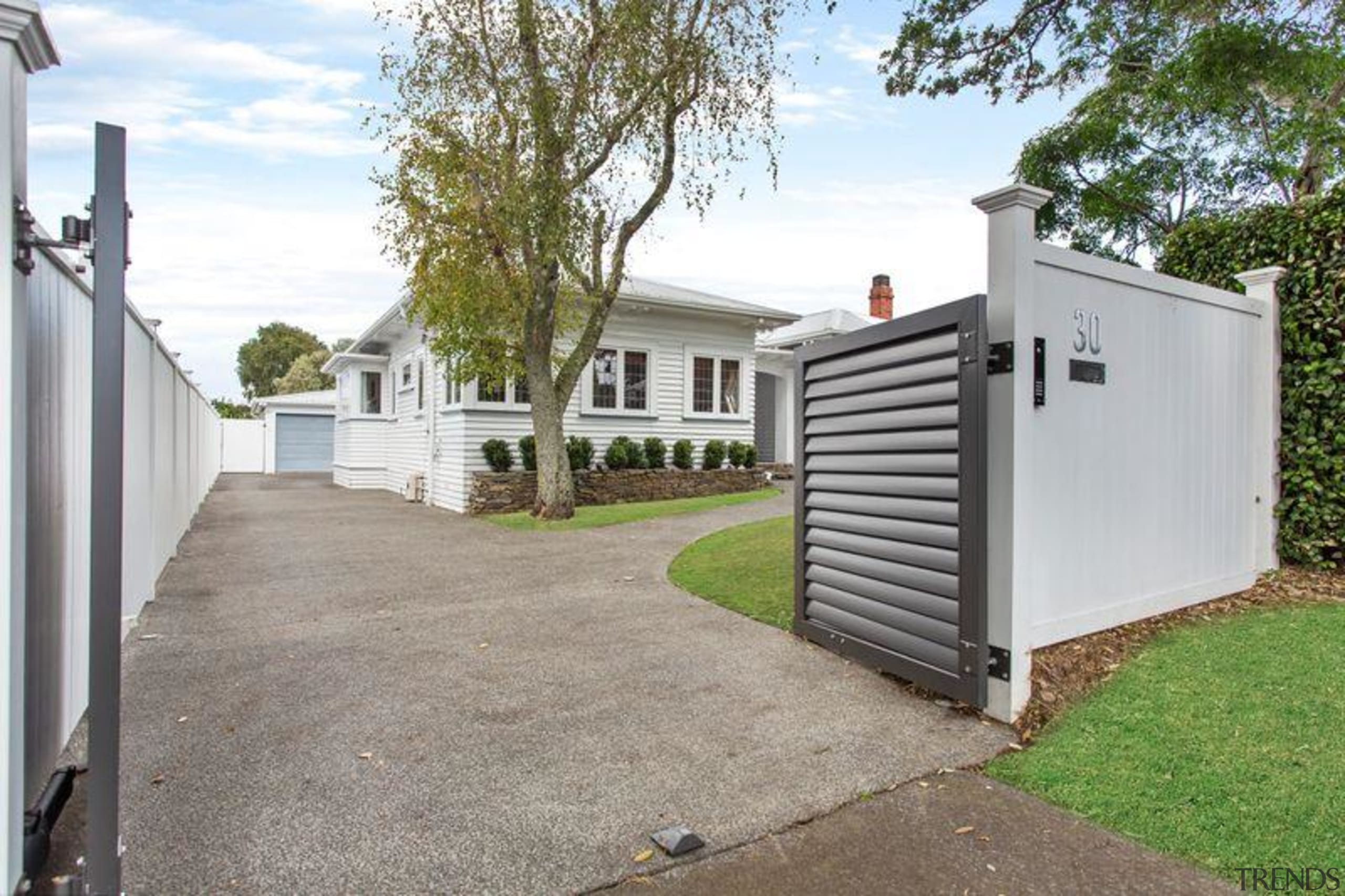 Double gates provide security and a dignified welcome 