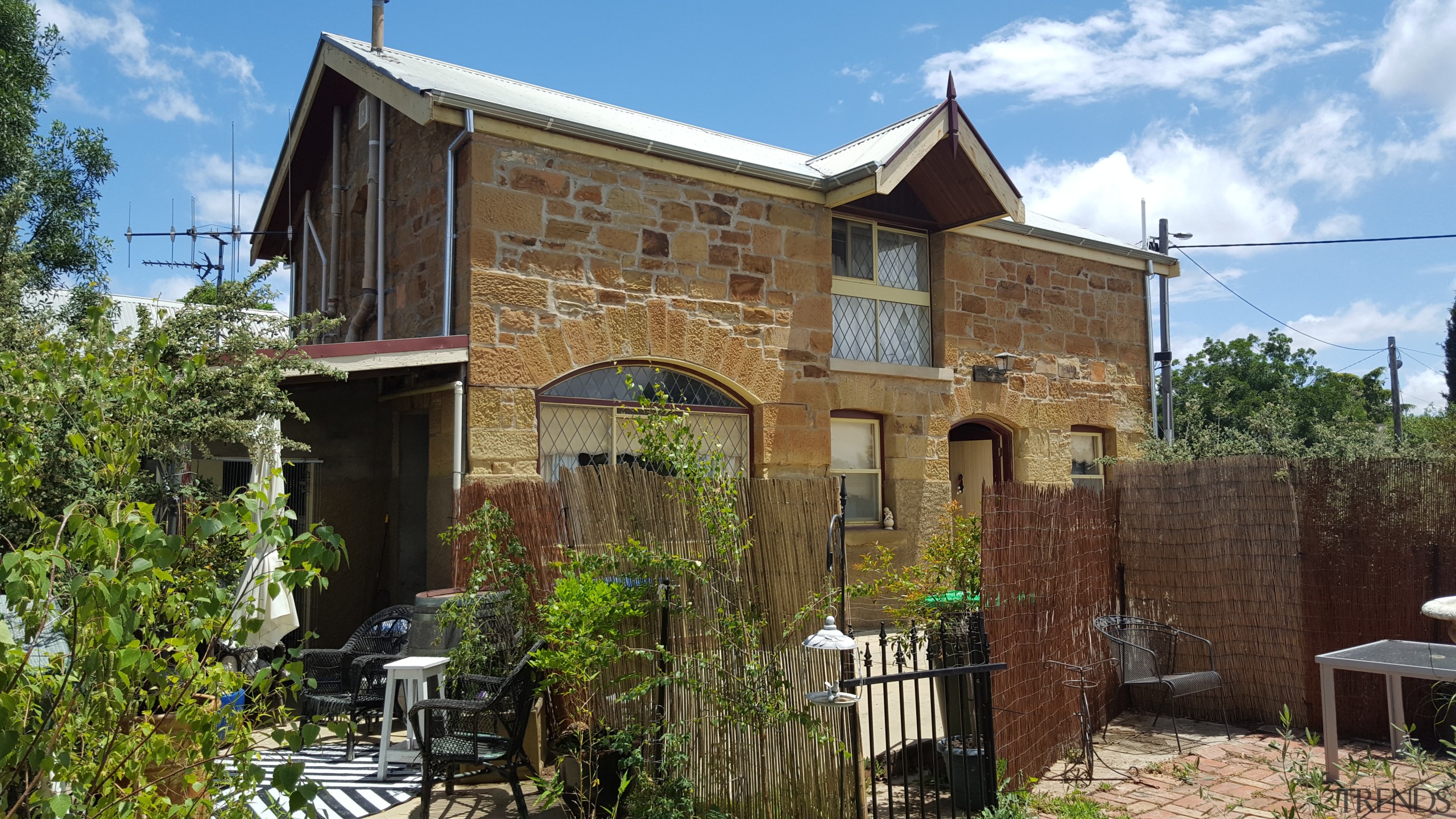 ​​​​​​​This before shot shows the side of the brown