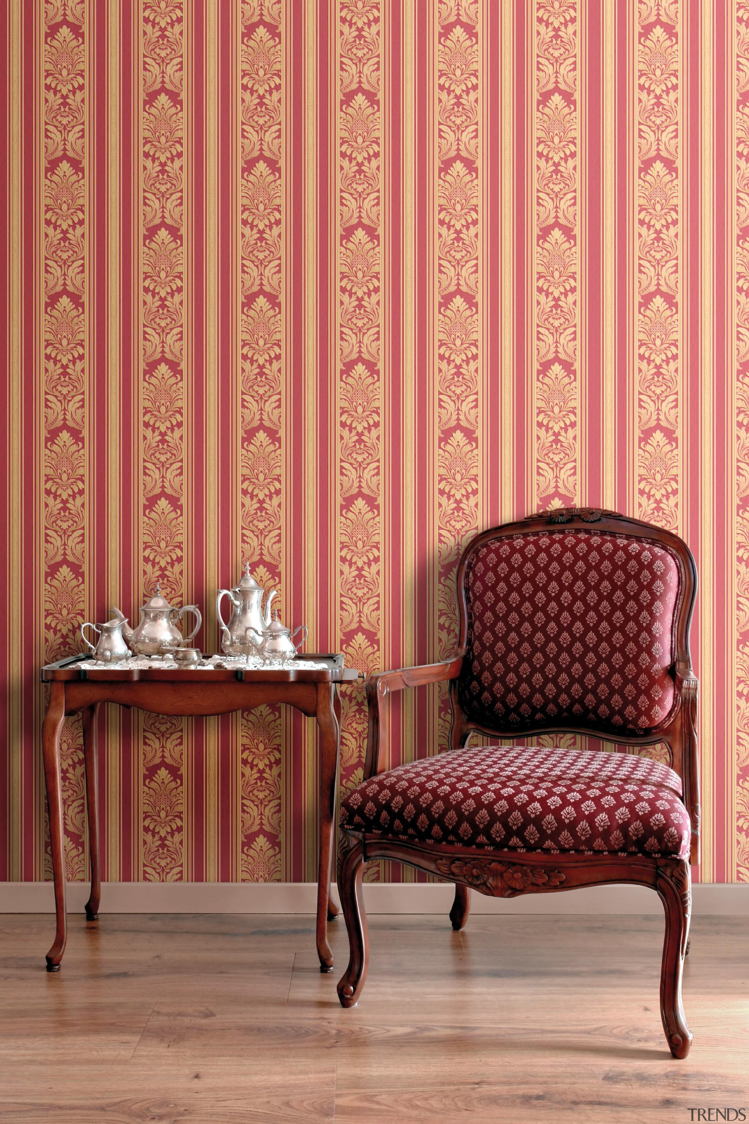 New Belaggio Range - New Belaggio Range - chair, couch, curtain, decor, floor, flooring, furniture, interior design, living room, pattern, table, wall, wallpaper, window, window covering, window treatment, wood, orange, red