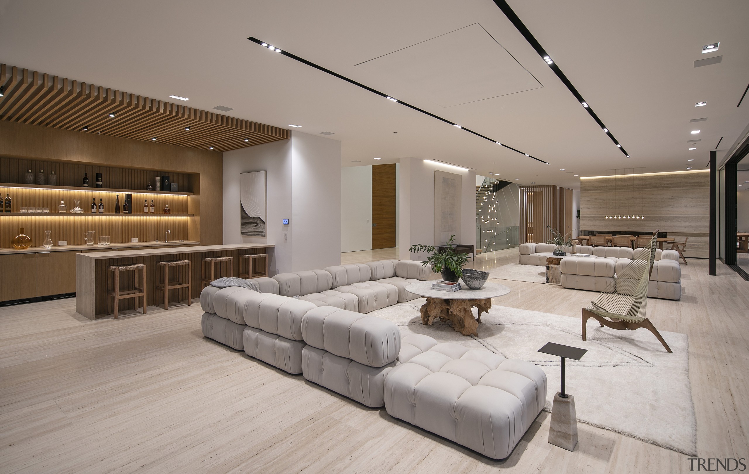 The bar forms part of the lower level 