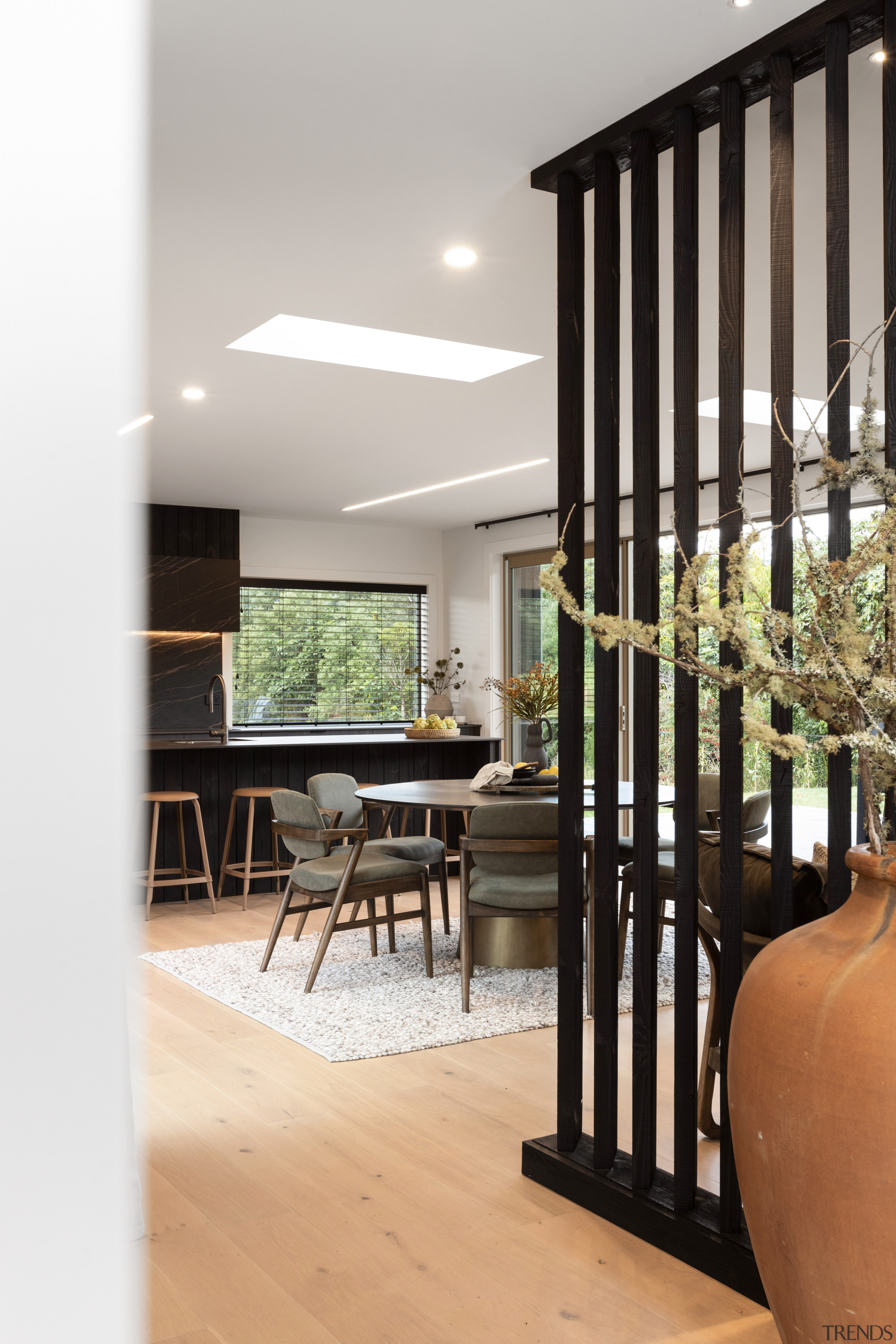 Entering the living/dining/kitchen volume. - At one with 