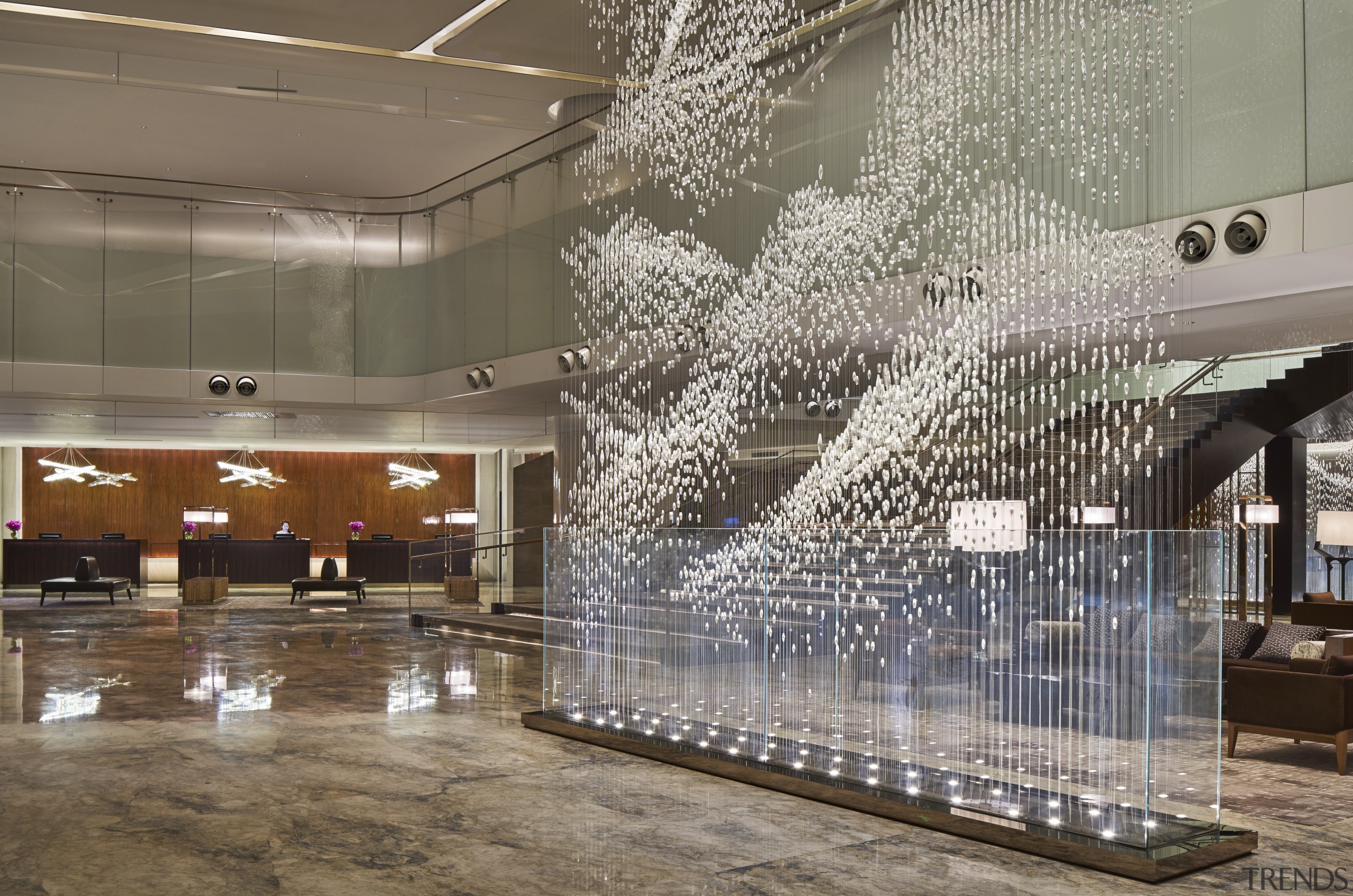 The Sunrise Hotel Kempinskis public spaces are grand architecture, ceiling, daylighting, glass, interior design, lobby, structure, tourist attraction, gray, brown