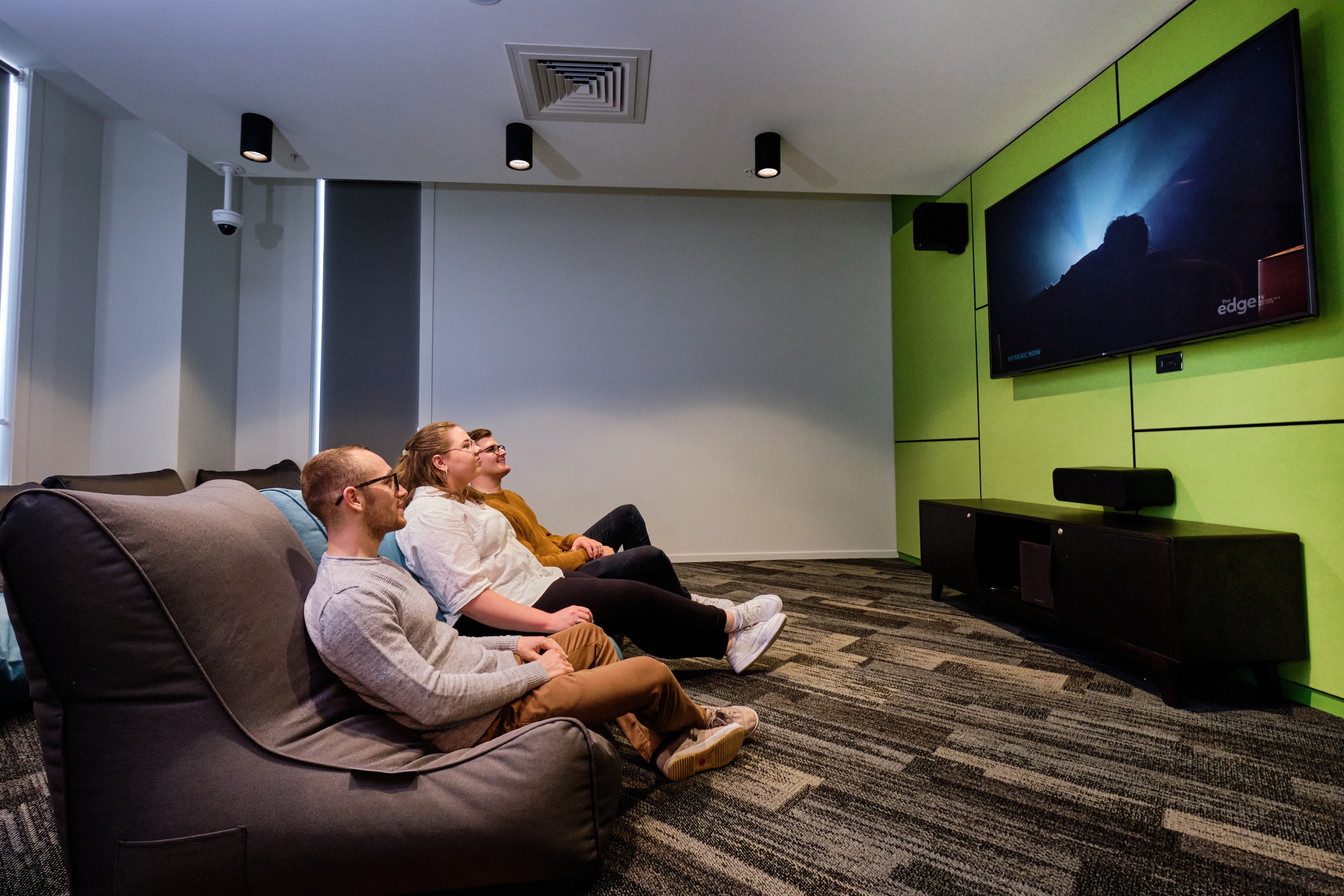 Comfortable seating and acoustic containment are key considerations 