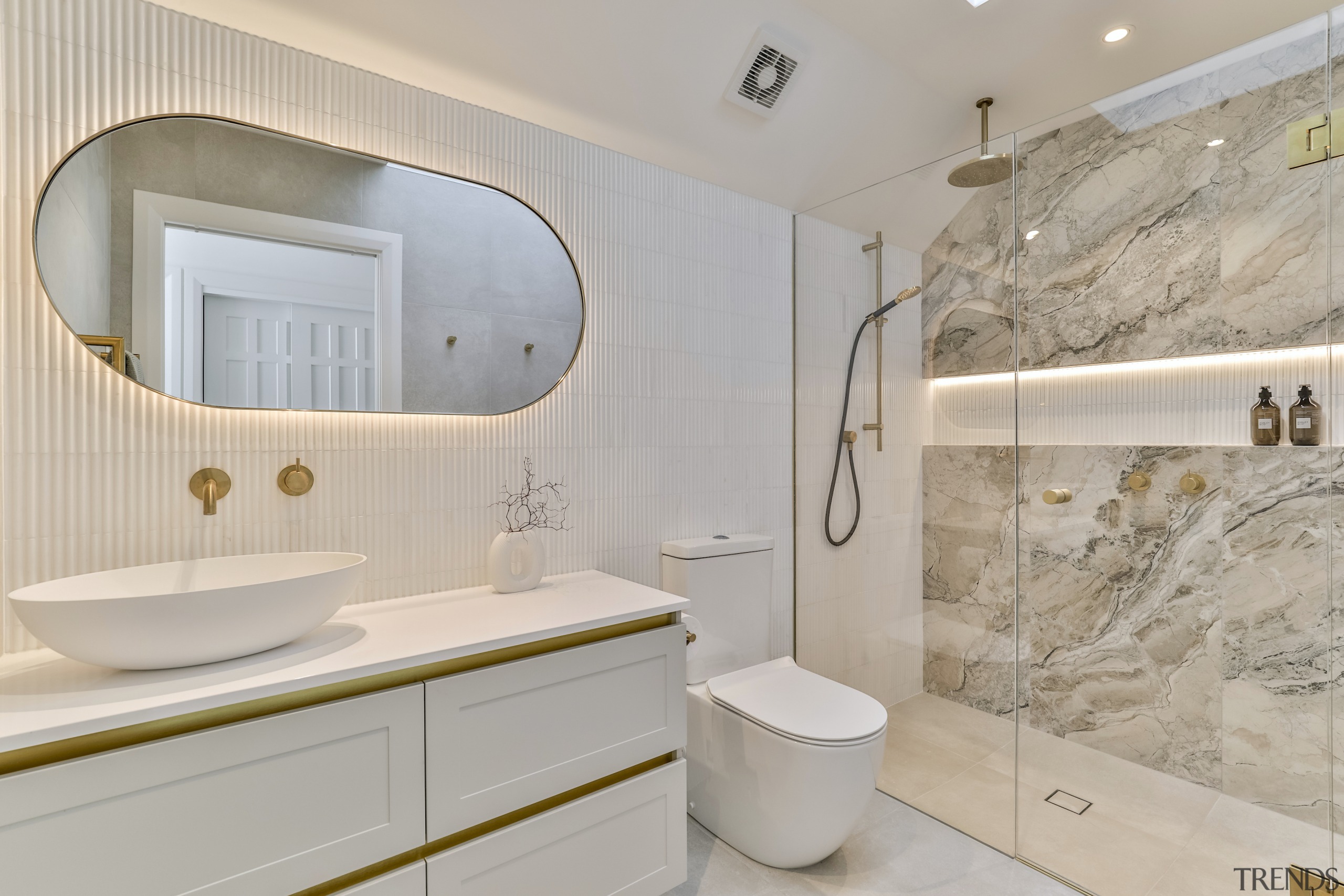 This ensuite renovation is part of an extensive 
