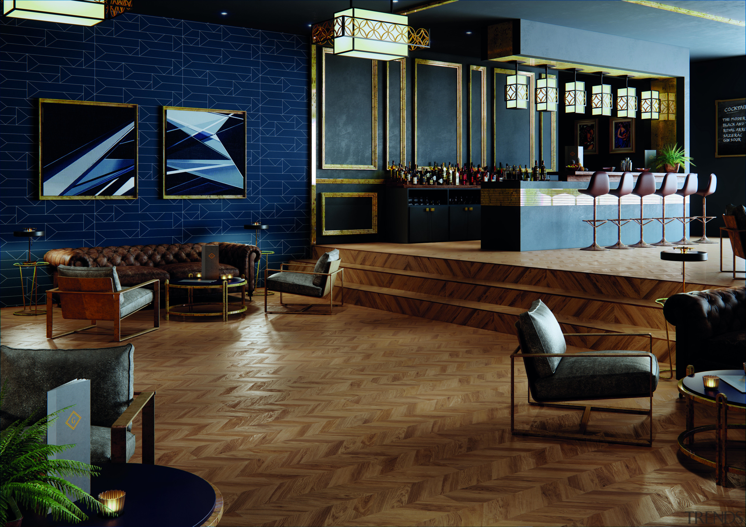 Polyflor offers modern vinyl floors in a wide floor, flooring, interior design, lobby, brown