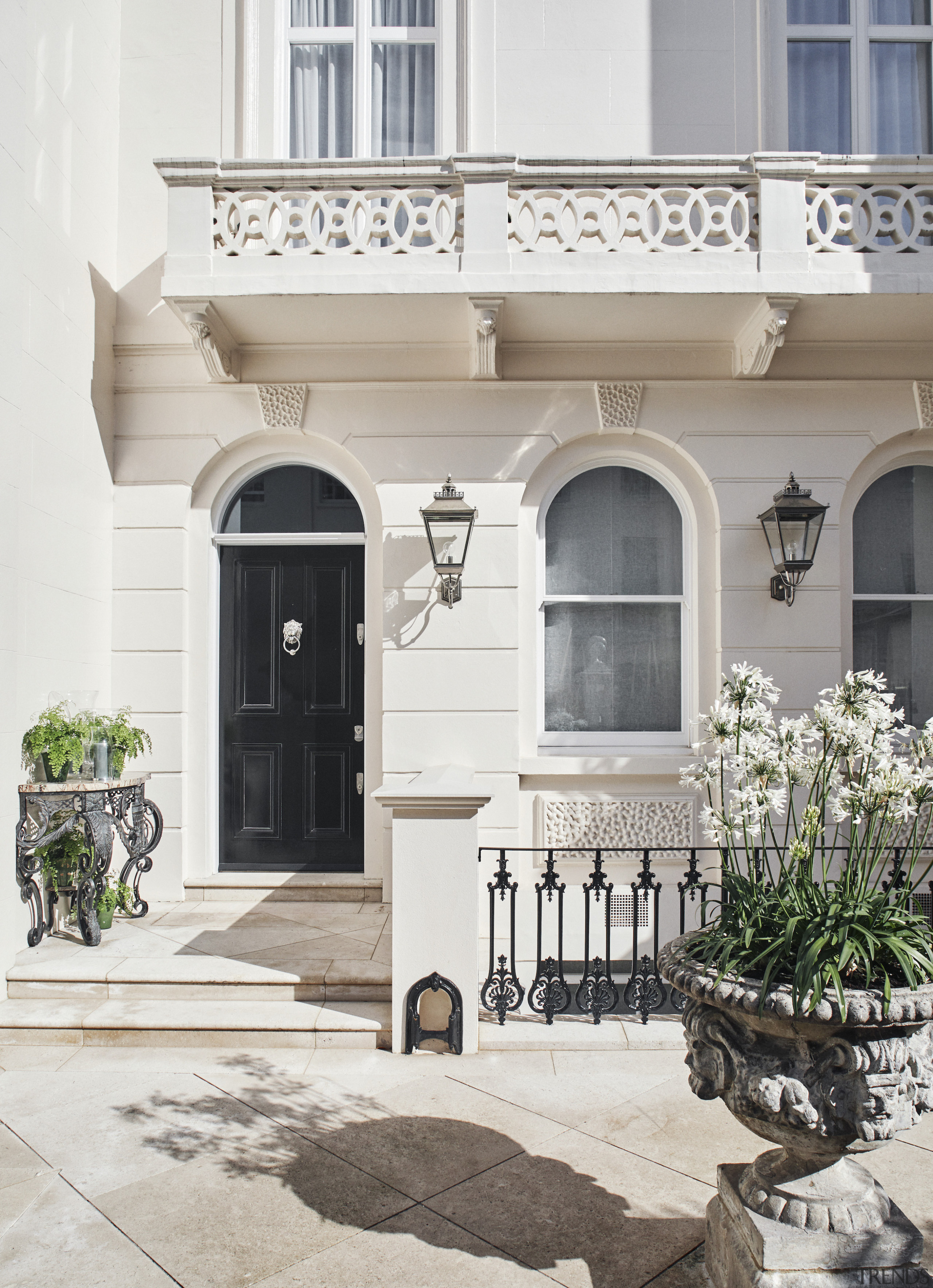 The front door to the luxurious London inner-city 
