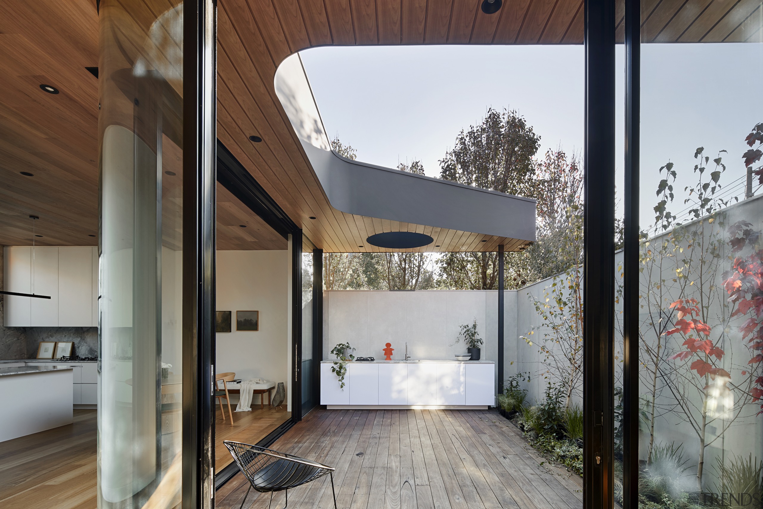 This curvaceous architectural feature came about in response 