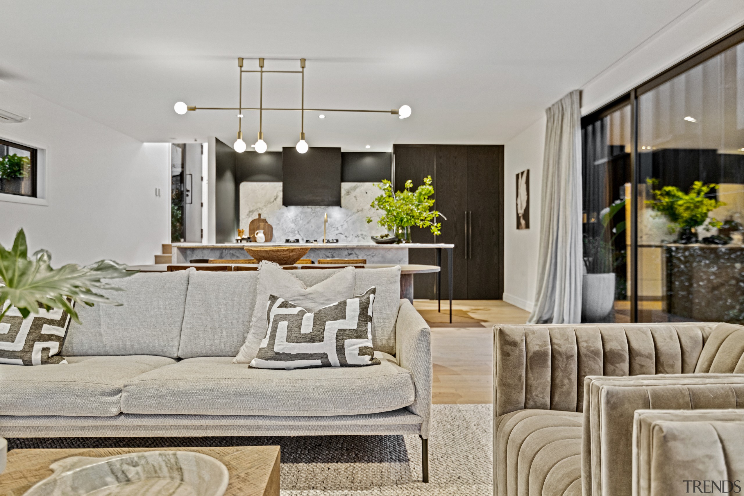 The designer and builder owners purchased part way 