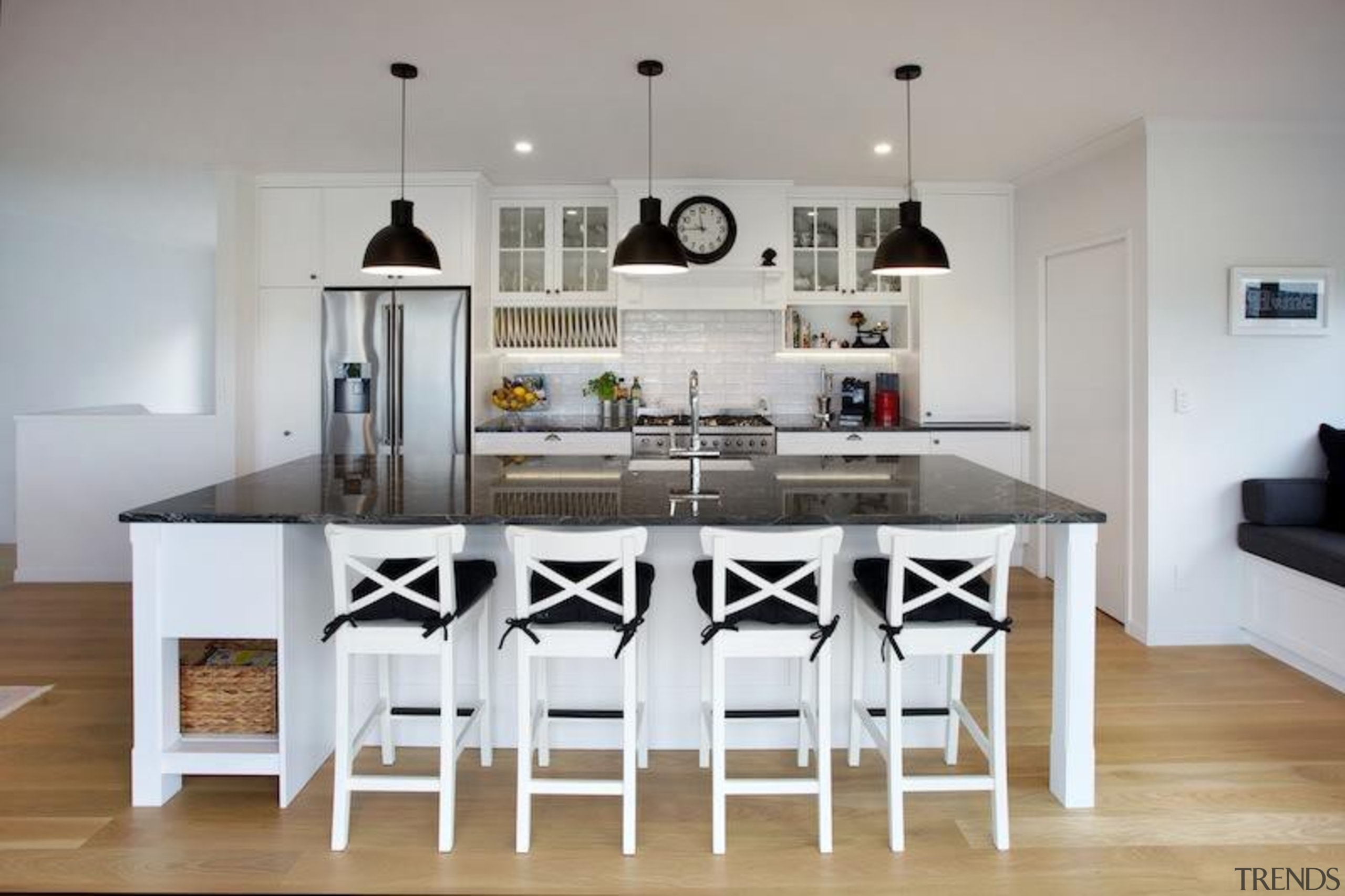 Proudly brought to you by Kitchen Things - countertop, cuisine classique, dining room, furniture, interior design, kitchen, room, table, gray, white