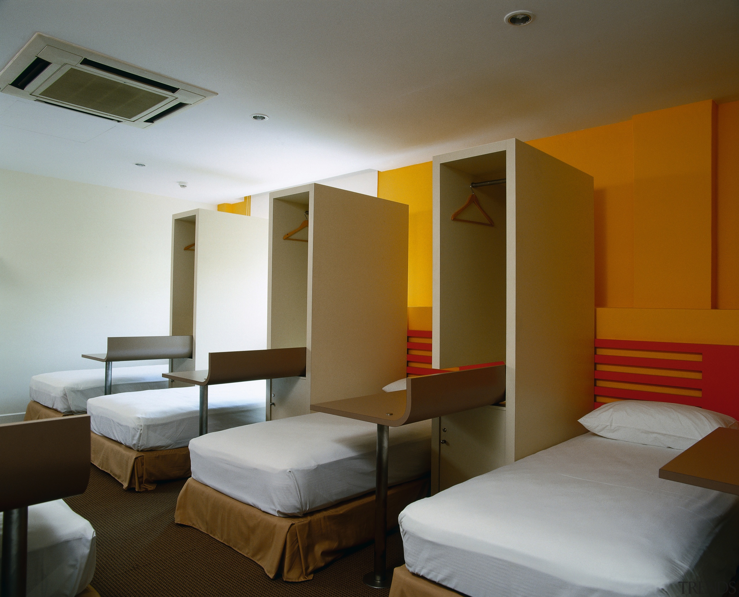 View of this bedroom - View of this architecture, ceiling, hotel, interior design, room, suite, brown, gray