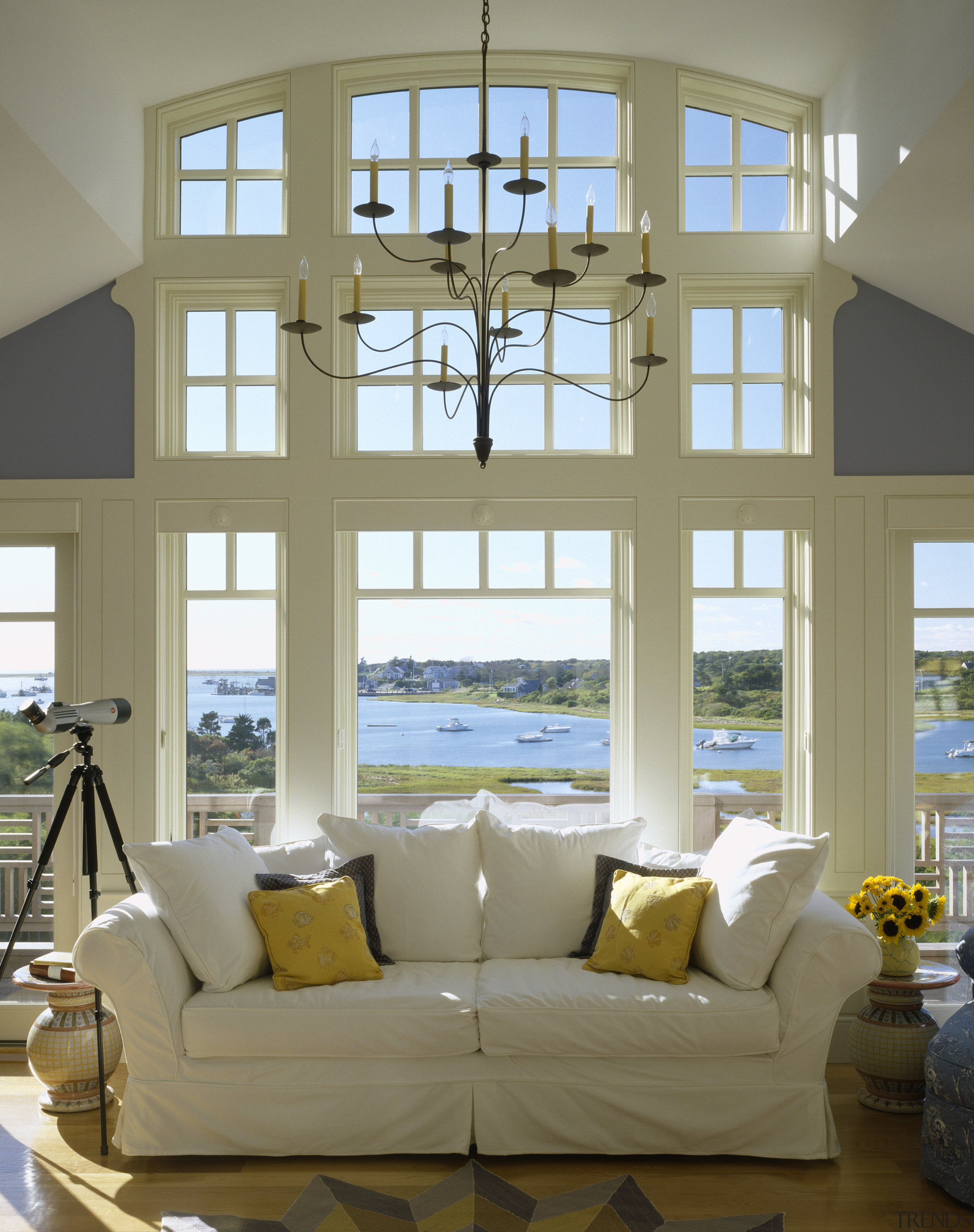 View of the sitting room of the master ceiling, daylighting, home, interior design, living room, window, window covering, window treatment, brown