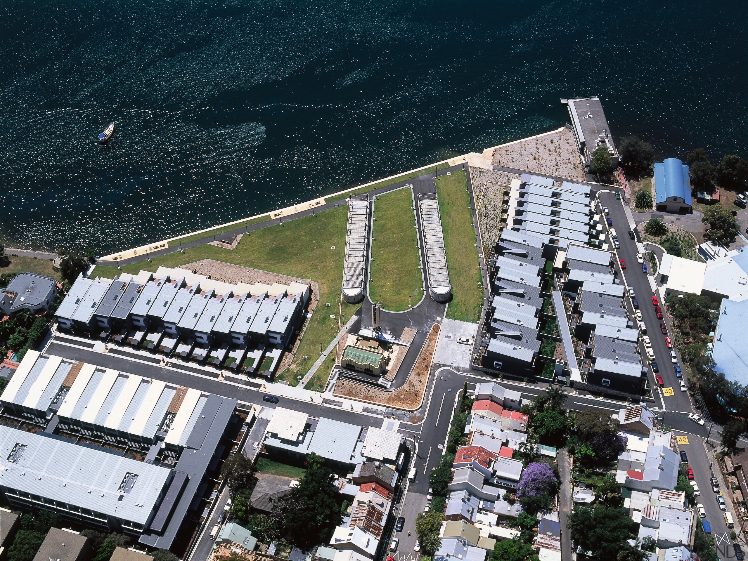 An aerial view of the roofing used through aerial photography, bird's eye view, building, city, photography, residential area, suburb, urban area, black