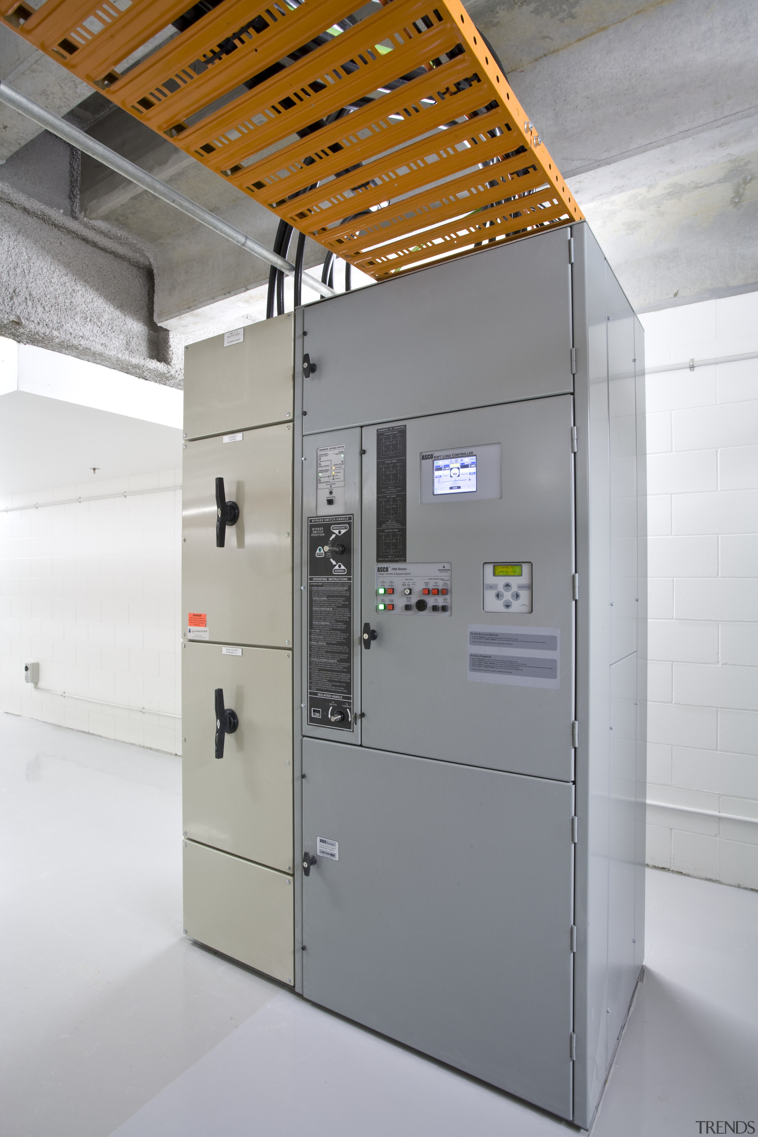 All lighting and power installation at the new product, gray