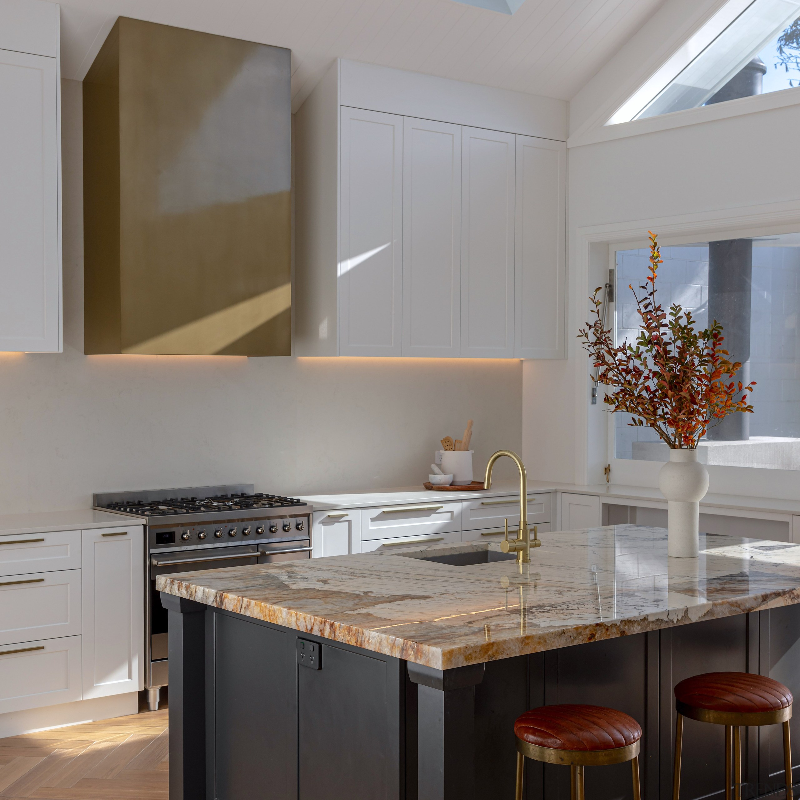 New kitchen with timeless stone benchtops. - New 