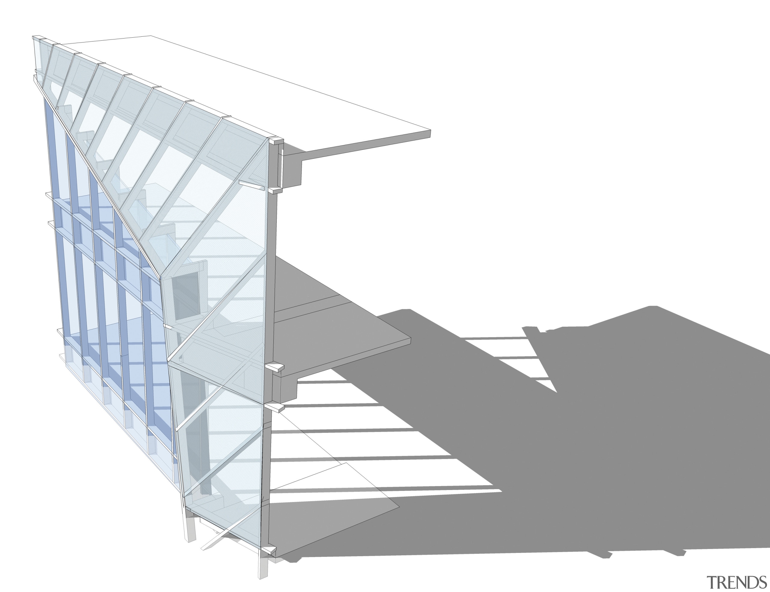 25 level retail outlet on Hong-Kong island. Theme angle, architecture, diagram, line, product, product design, structure, white