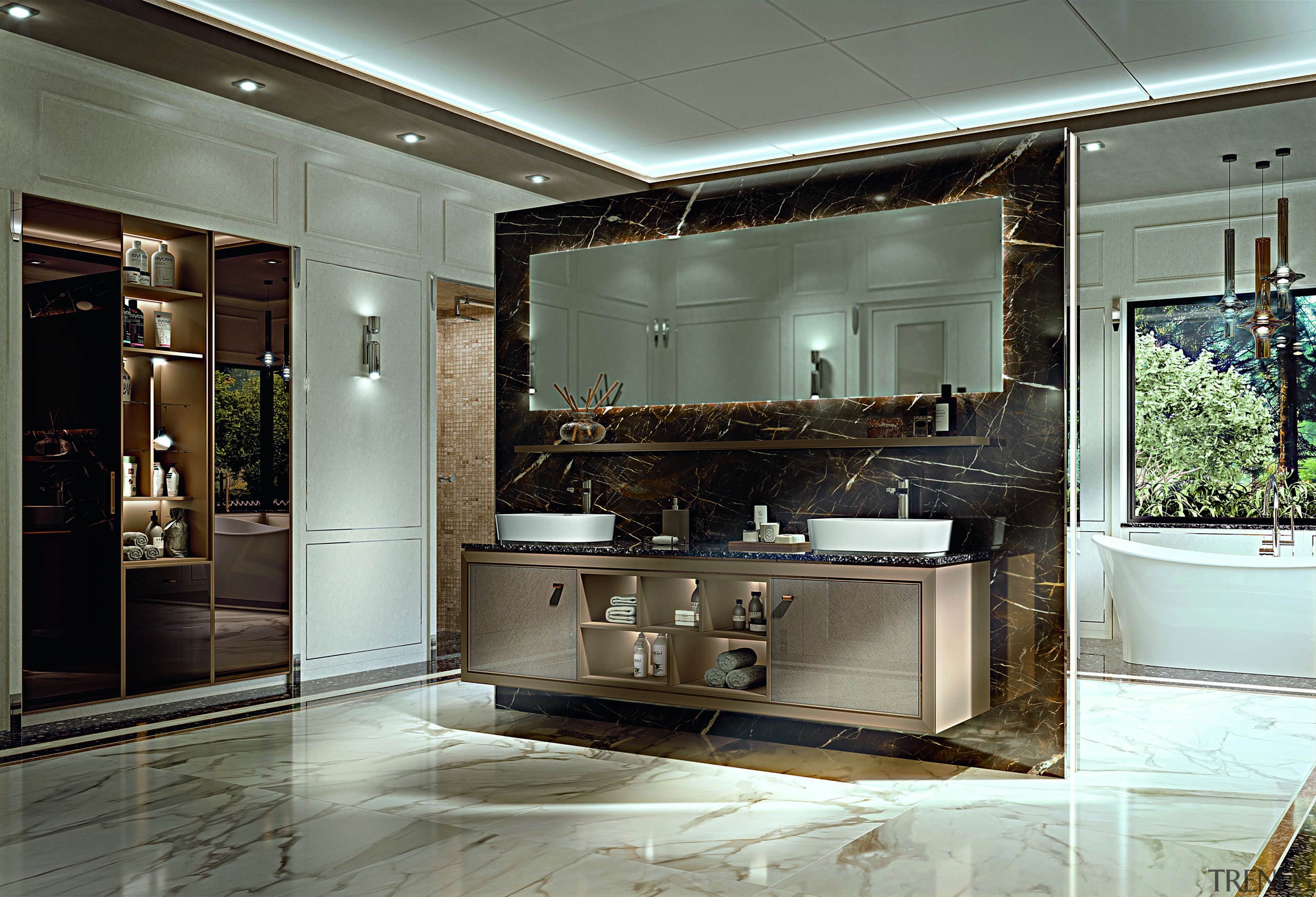 Martini Interiors of Verona creates an exotic, light-filled 