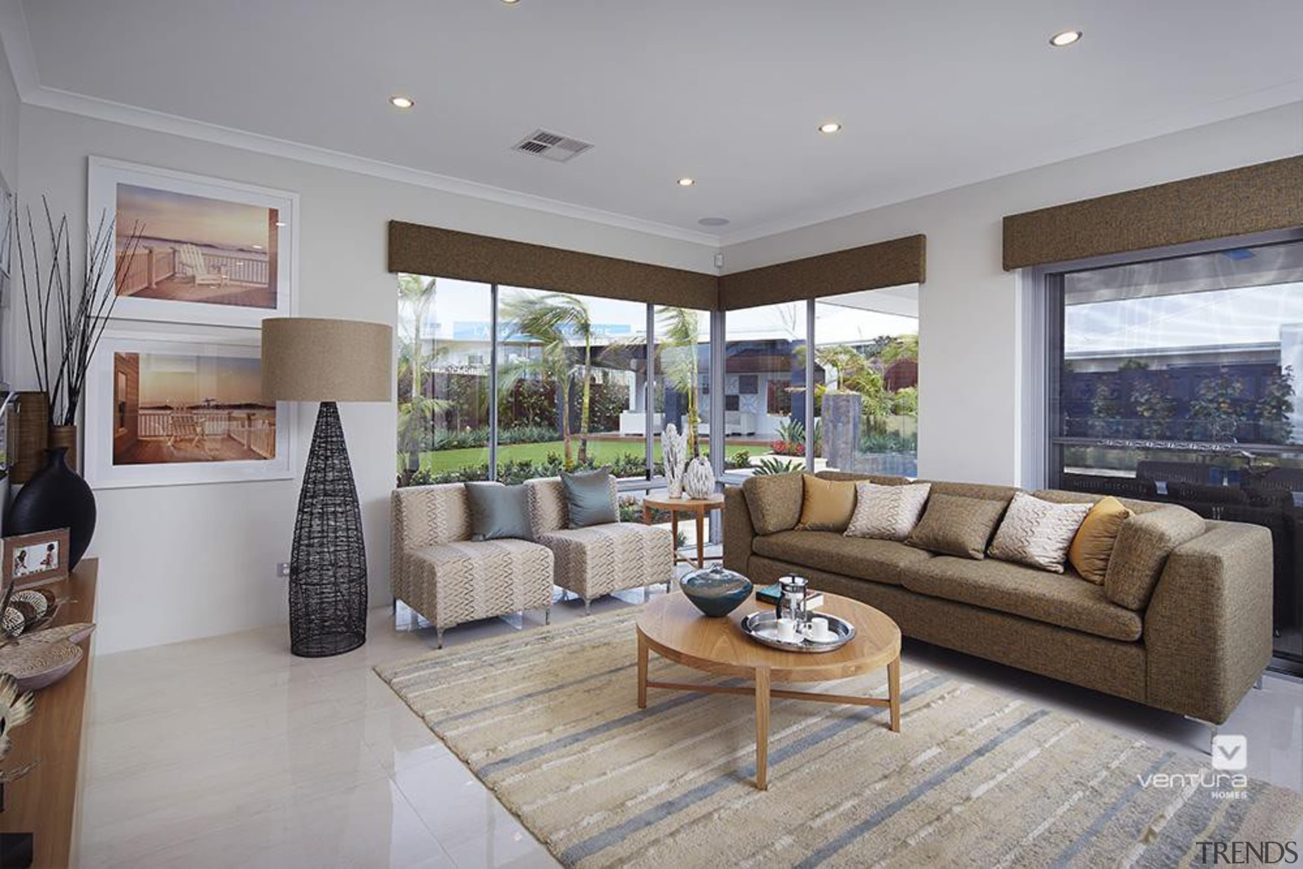 Living Room Design. - The Meridian Two Storey estate, floor, home, house, interior design, living room, property, real estate, room, window, gray