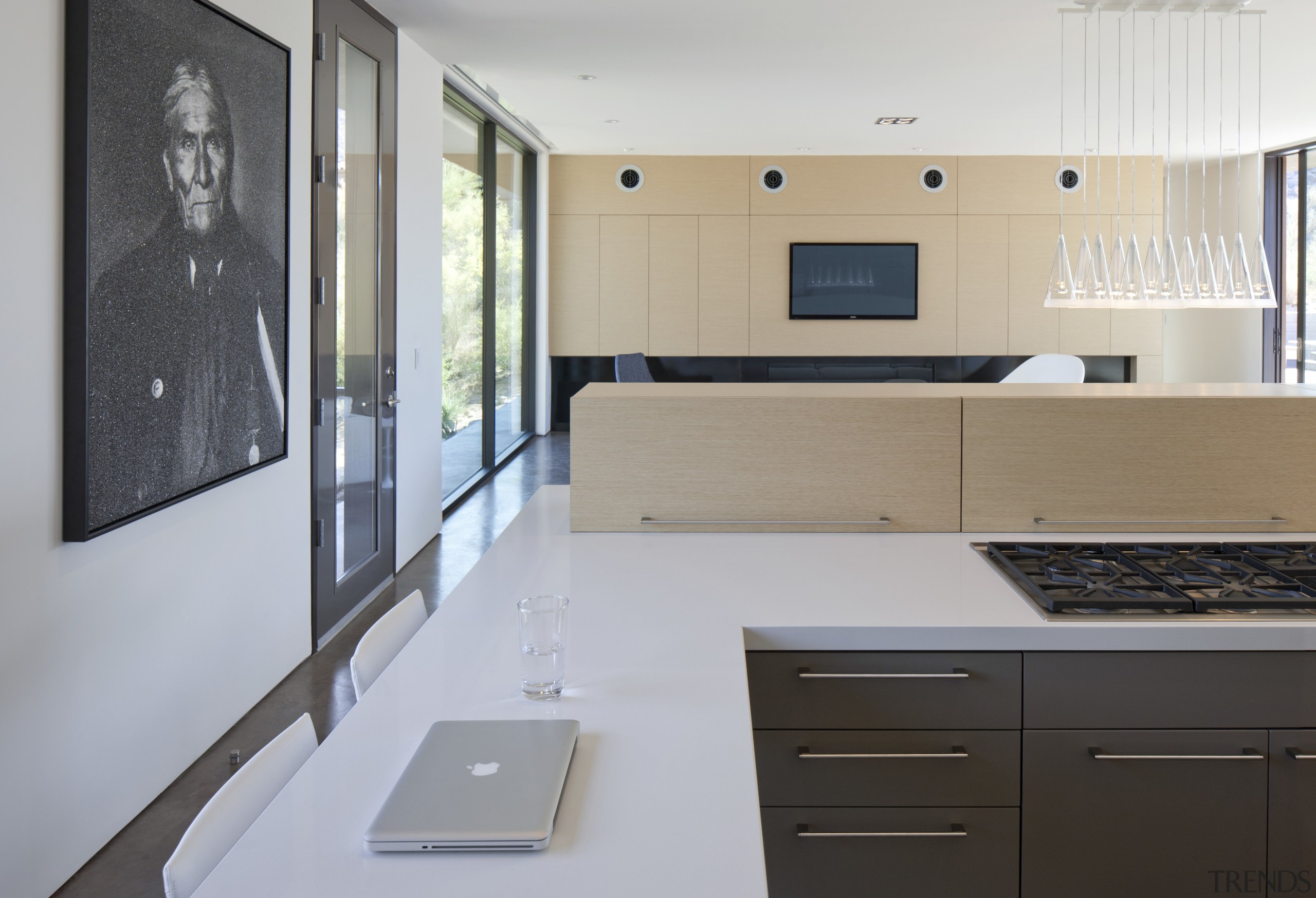 Minimalist desert new house - Minimalist desert new cabinetry, countertop, floor, interior design, kitchen, property, real estate, room, gray