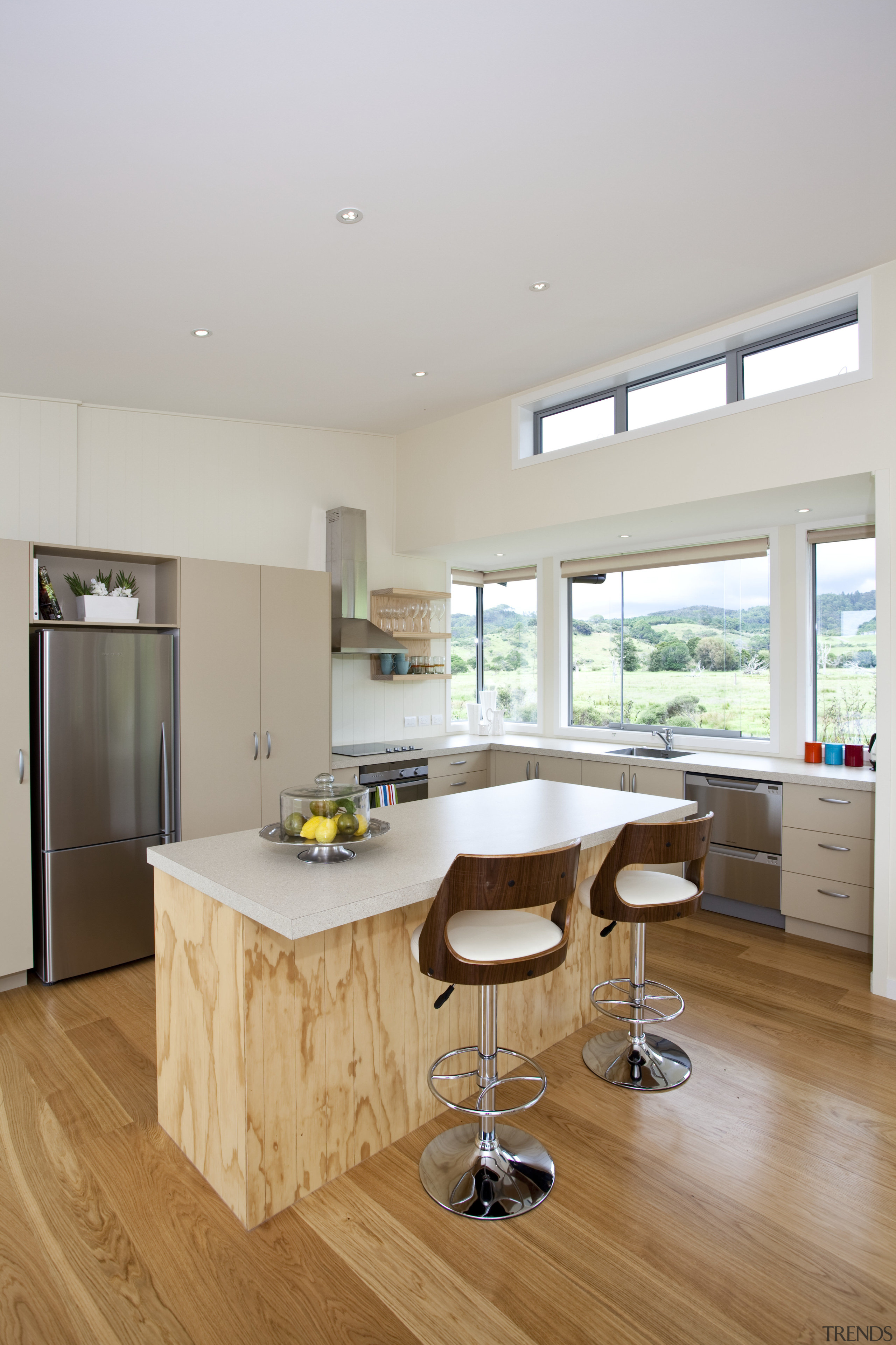 Kitchen timber flooring contemporary - Kitchen timber flooring countertop, floor, flooring, hardwood, interior design, kitchen, laminate flooring, wood flooring, gray