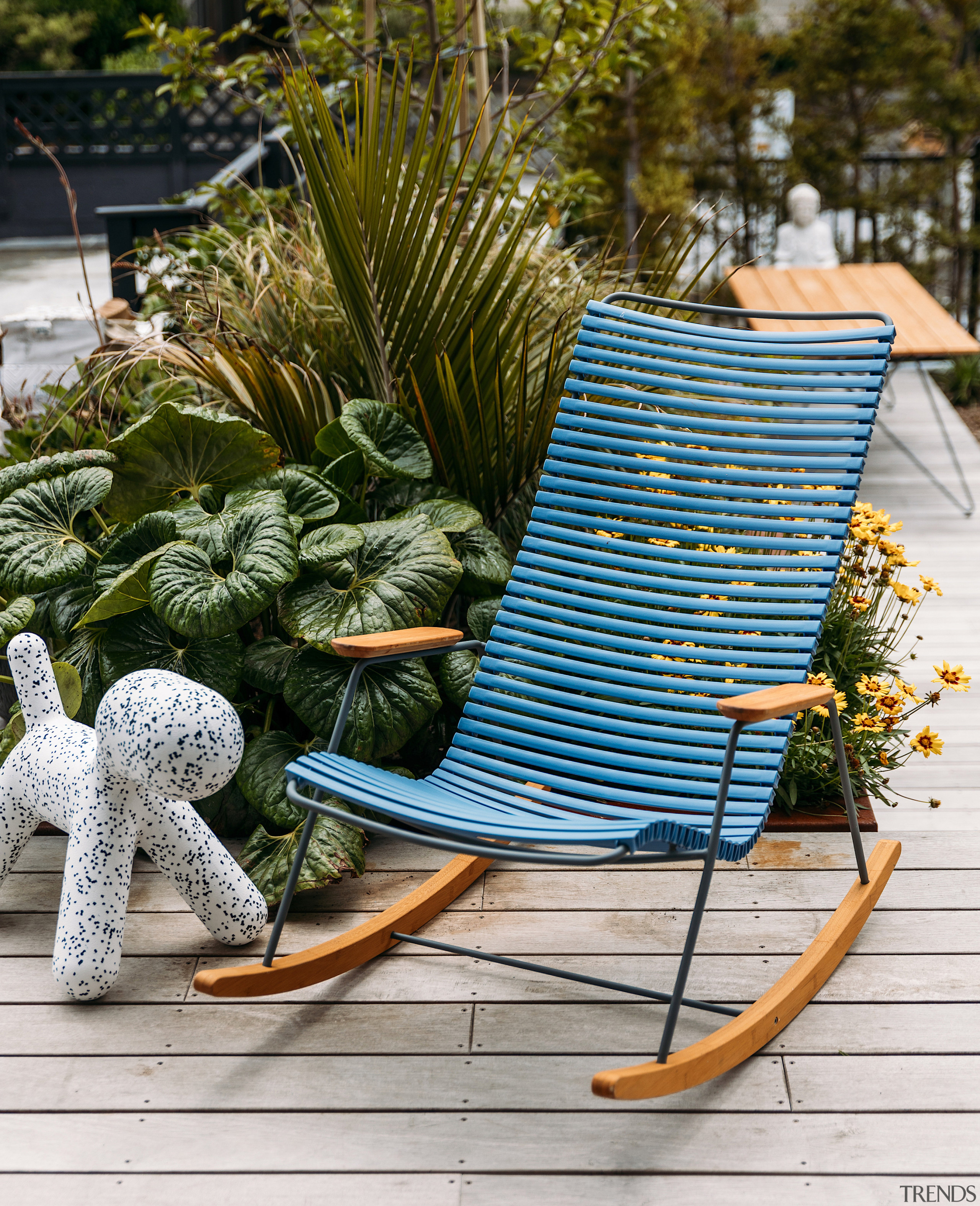 Rocking the great outdoors at the rear of 