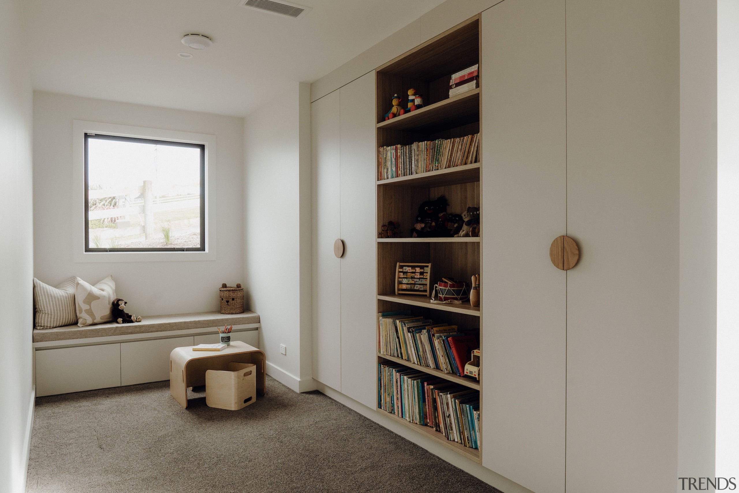 Study/office near the entry to the home. - 