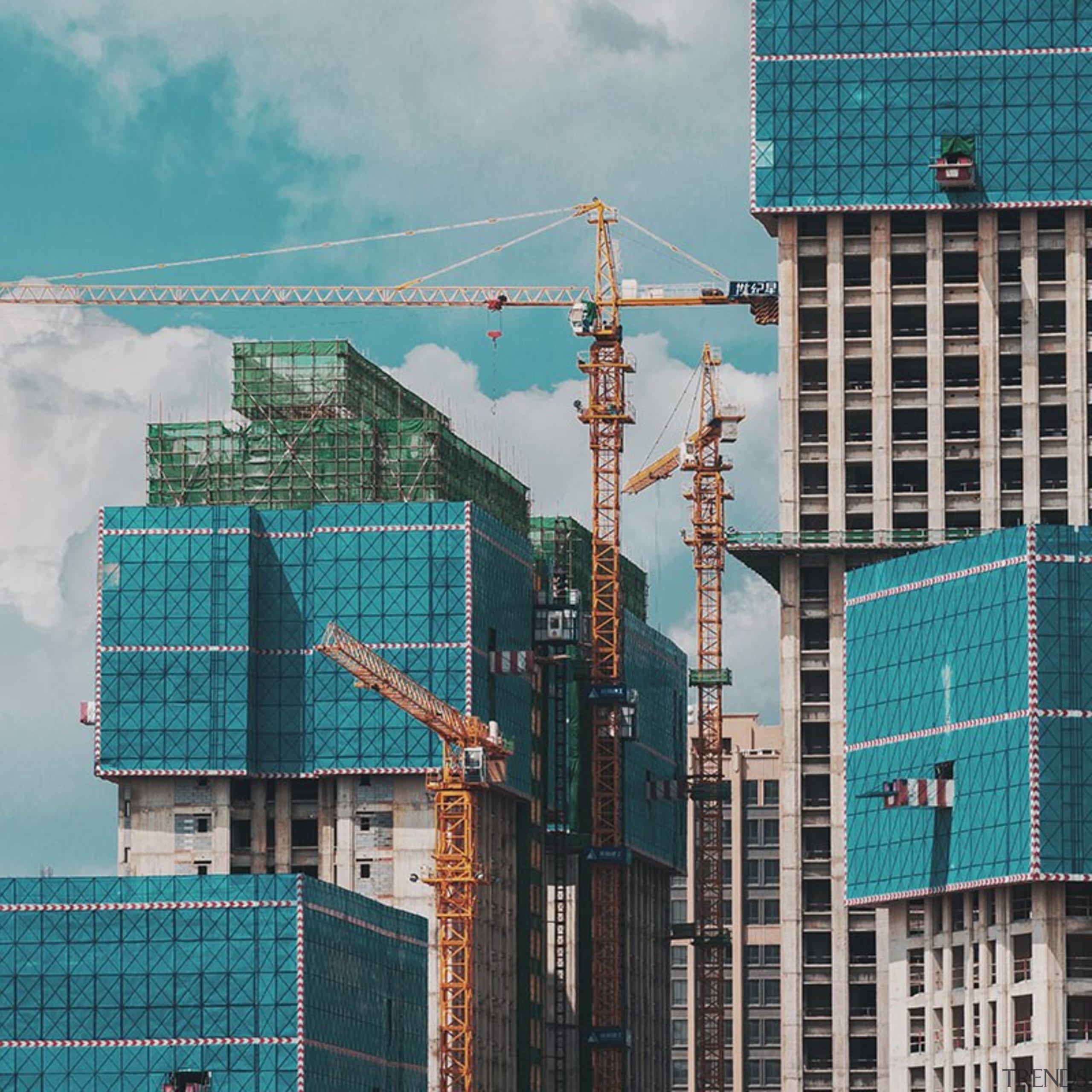 The rise of the super talls! Image courtesy gray, teal