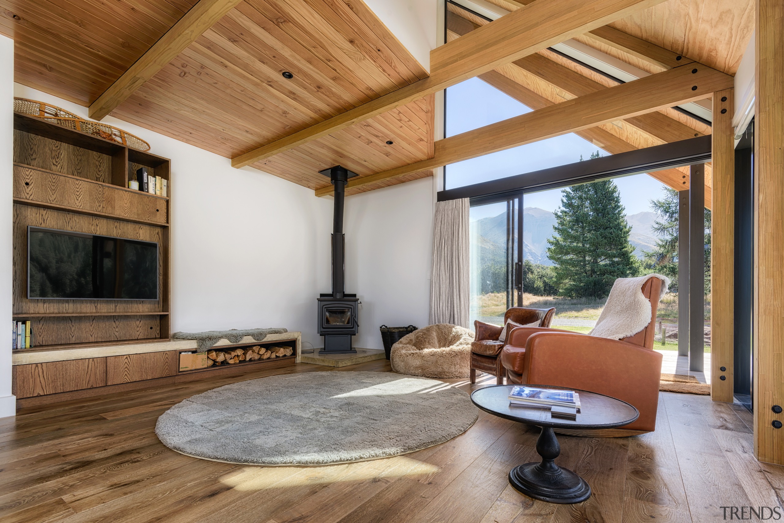 The engineered timber structure is the backbone of 