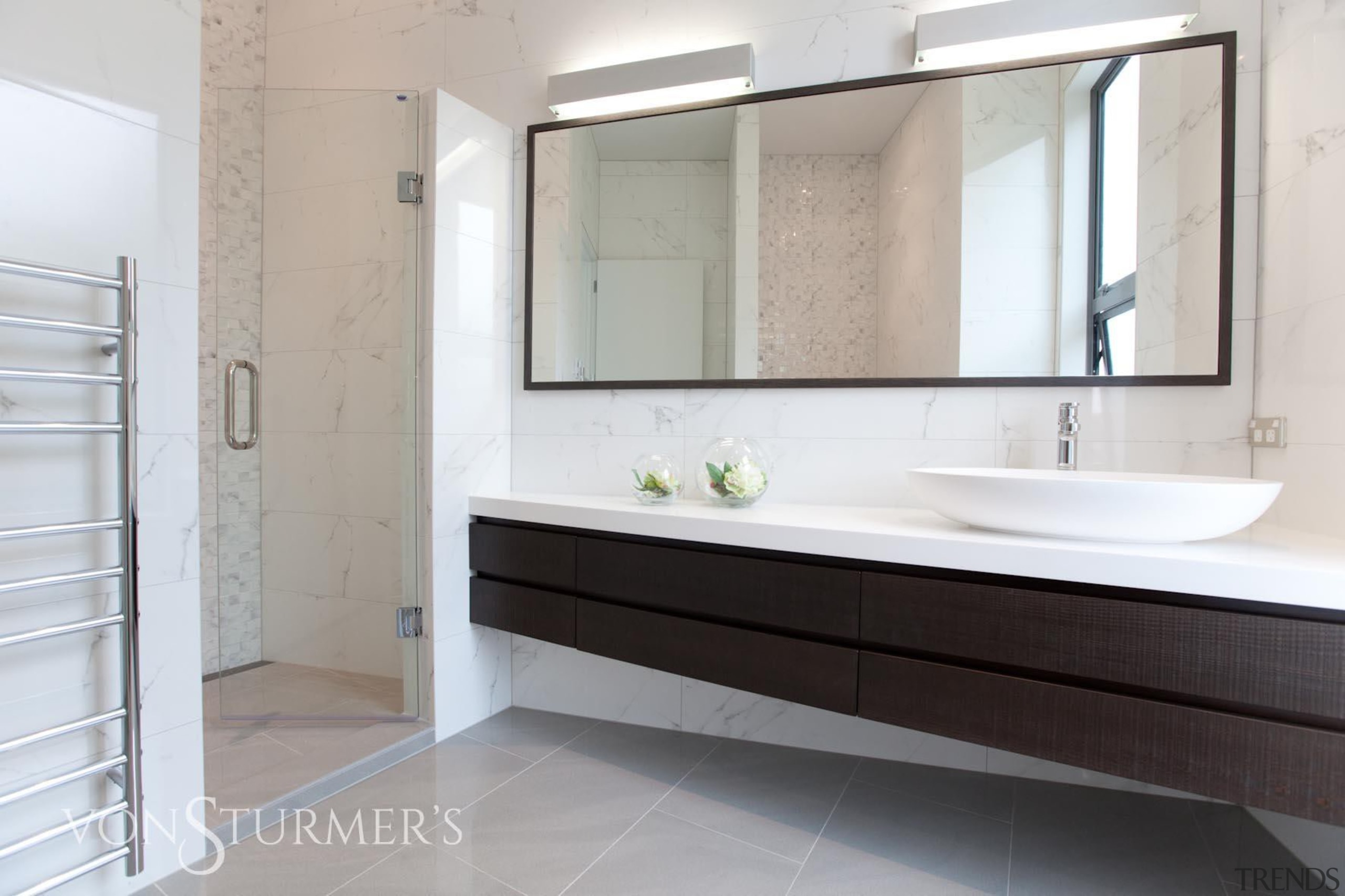 Lucerne Road - Lucerne Road - bathroom | bathroom, bathroom accessory, bathroom cabinet, floor, interior design, property, room, sink, gray, white