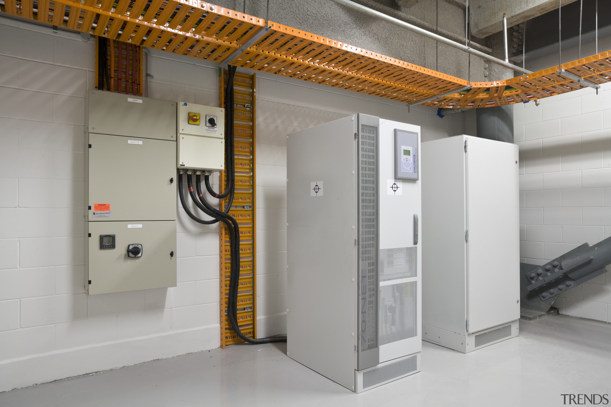 All lighting and power installation at the new electrical wiring, machine, product, gray