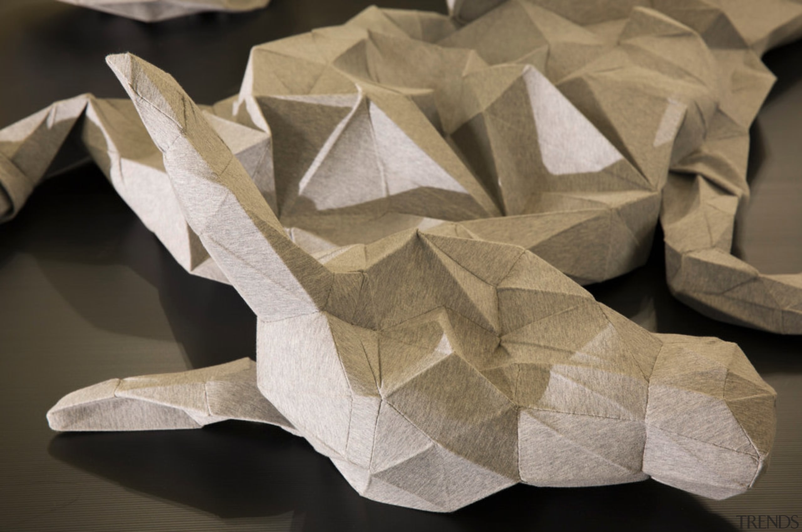 Our favourites from London Design Festival 2014 - art paper, origami, origami paper, product design, brown, black