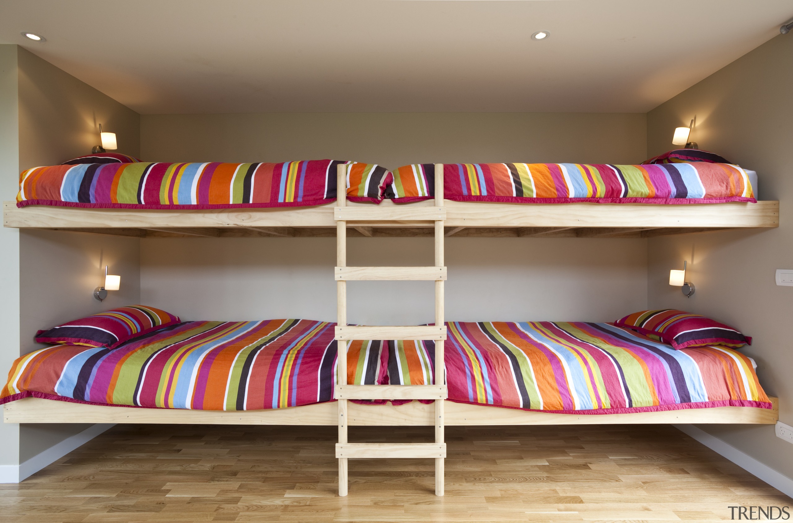 Bed bunk bedroom timber - Bed bunk bedroom bed, bed frame, bedroom, bunk bed, furniture, interior design, product, room, brown, gray