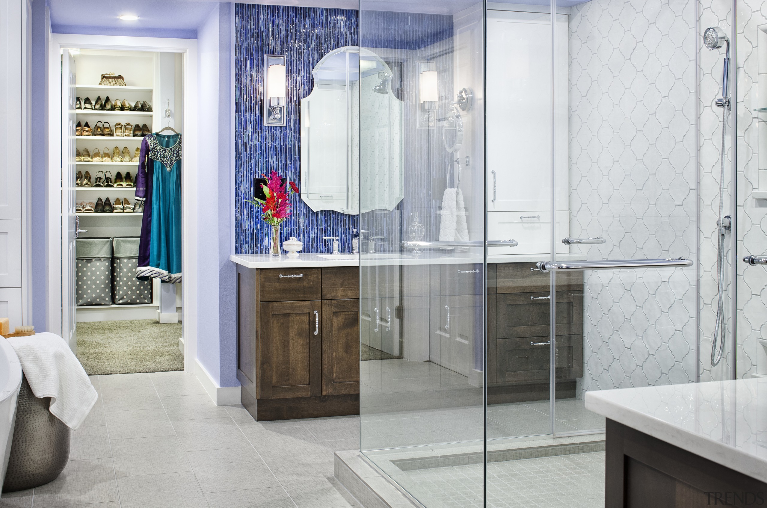 A sense of balance and a subtle nod bathroom, interior design, room, gray