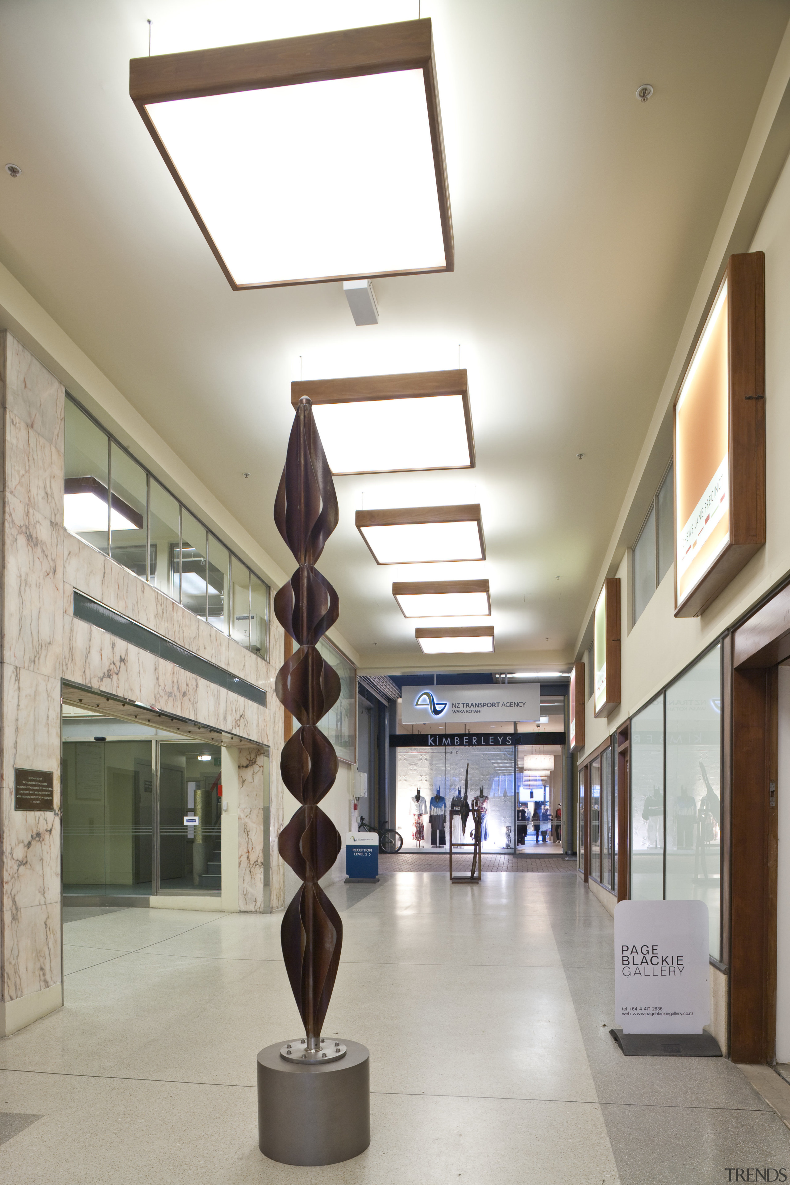 interior view Wills street facade featuring windows and ceiling, daylighting, interior design, lobby, gray