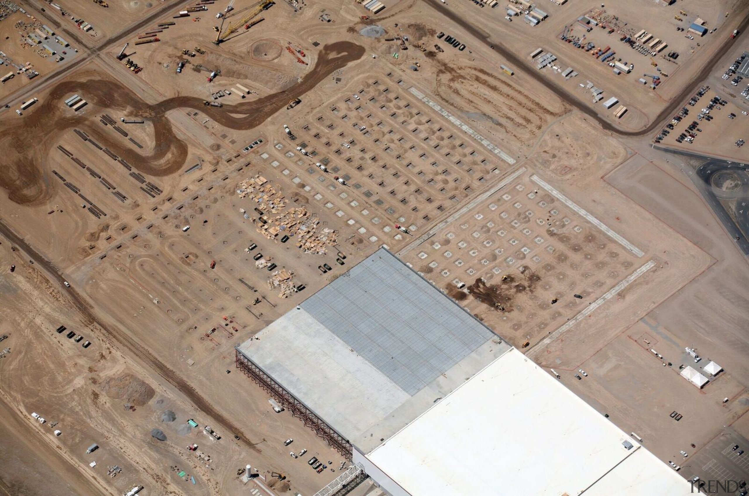 The location of future blocks - The location aerial photography, floor, photography, wood, brown, gray