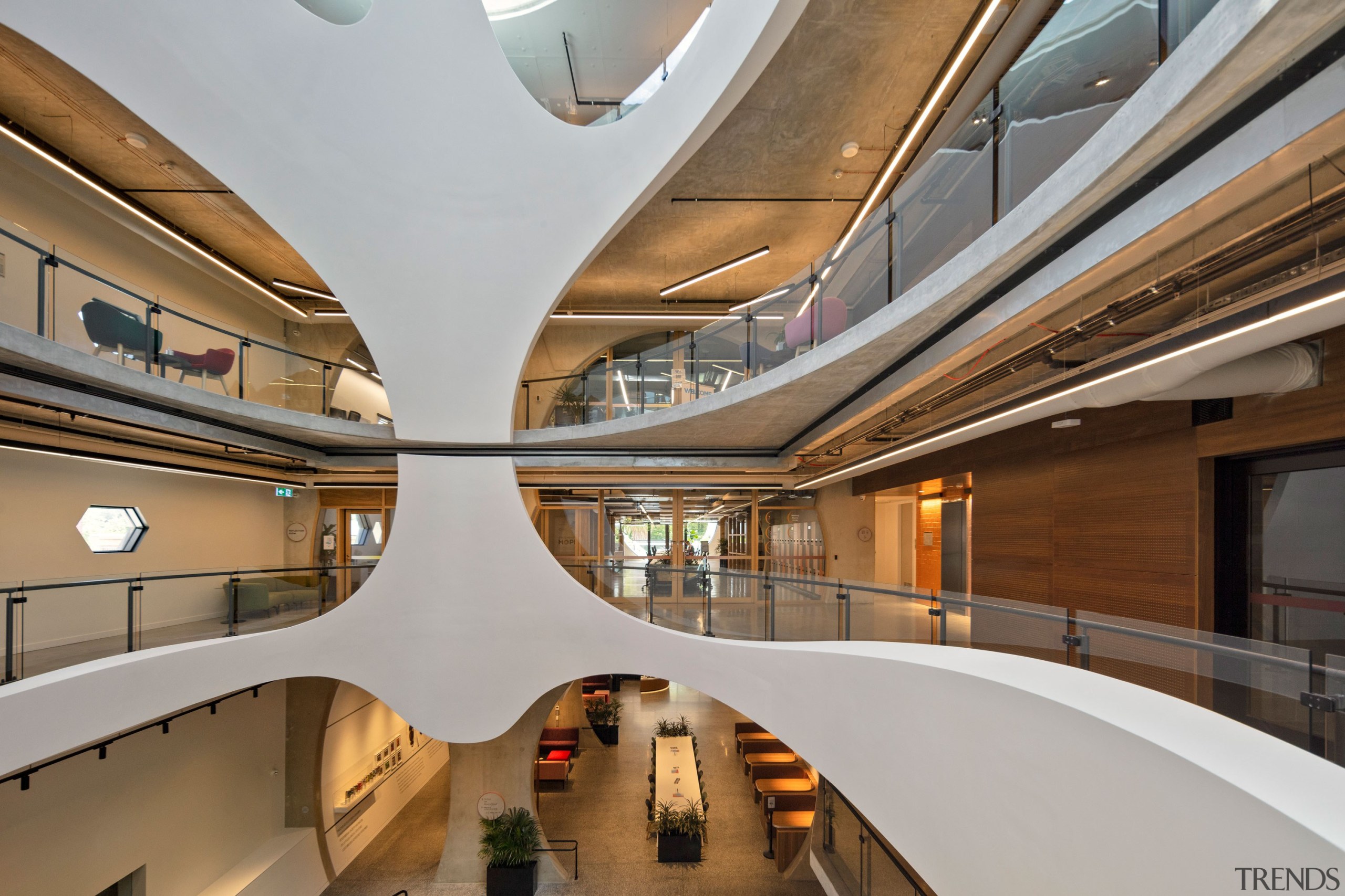 The building's conceptual tubes provide relevant and significant 