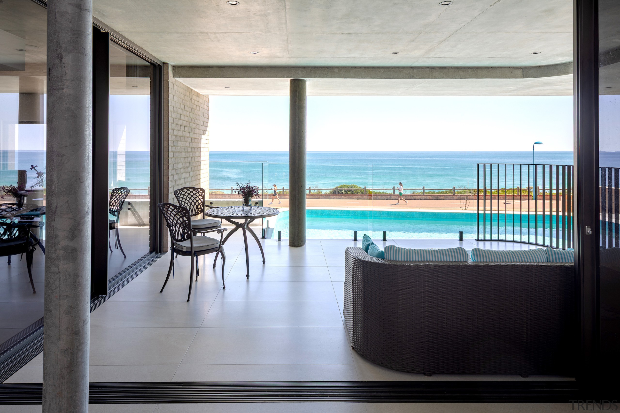 Two water scapes for the price of one. 