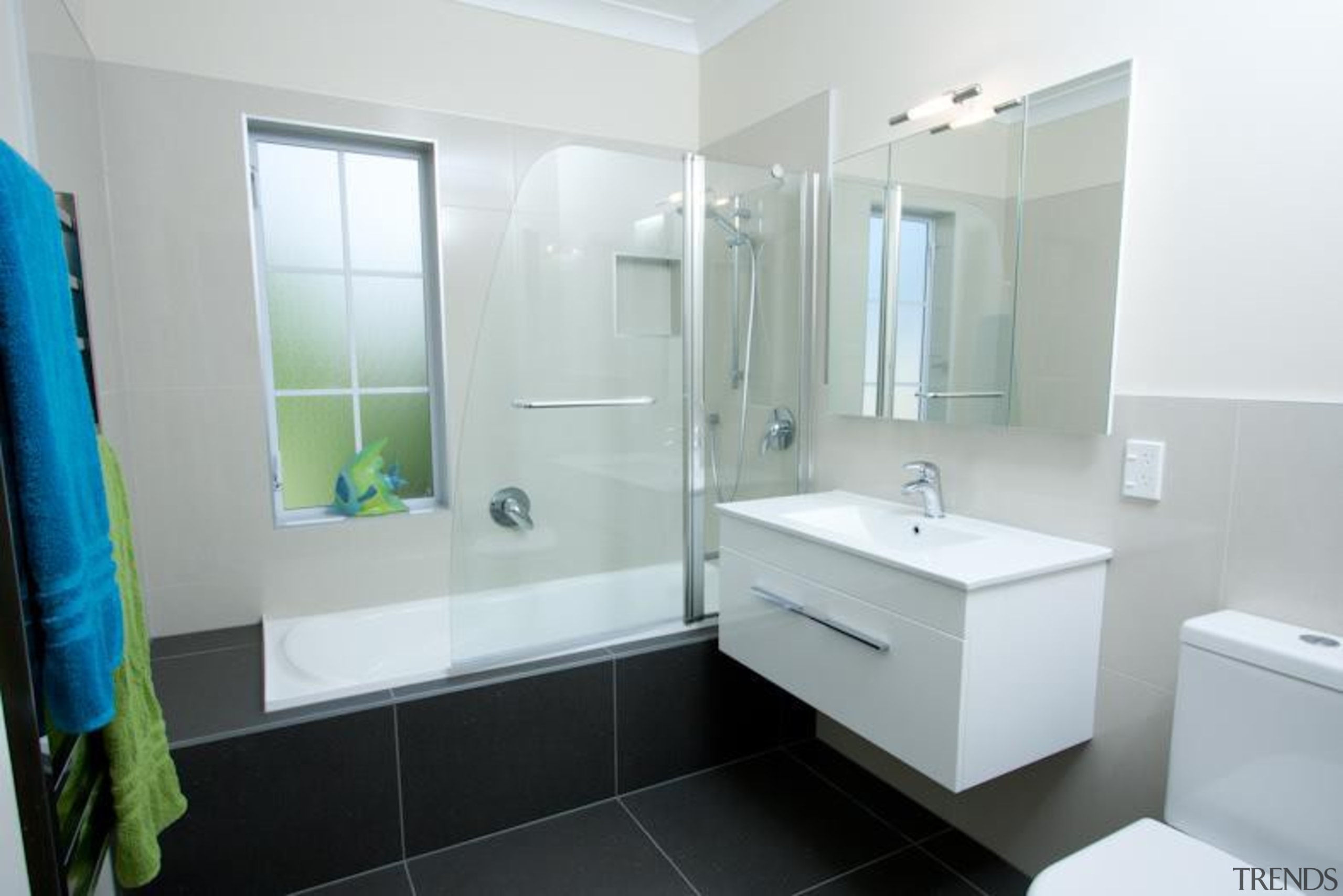 A standard NZ bathroom, with not much room, bathroom, bathroom accessory, bathroom cabinet, home, interior design, property, real estate, room, white, gray