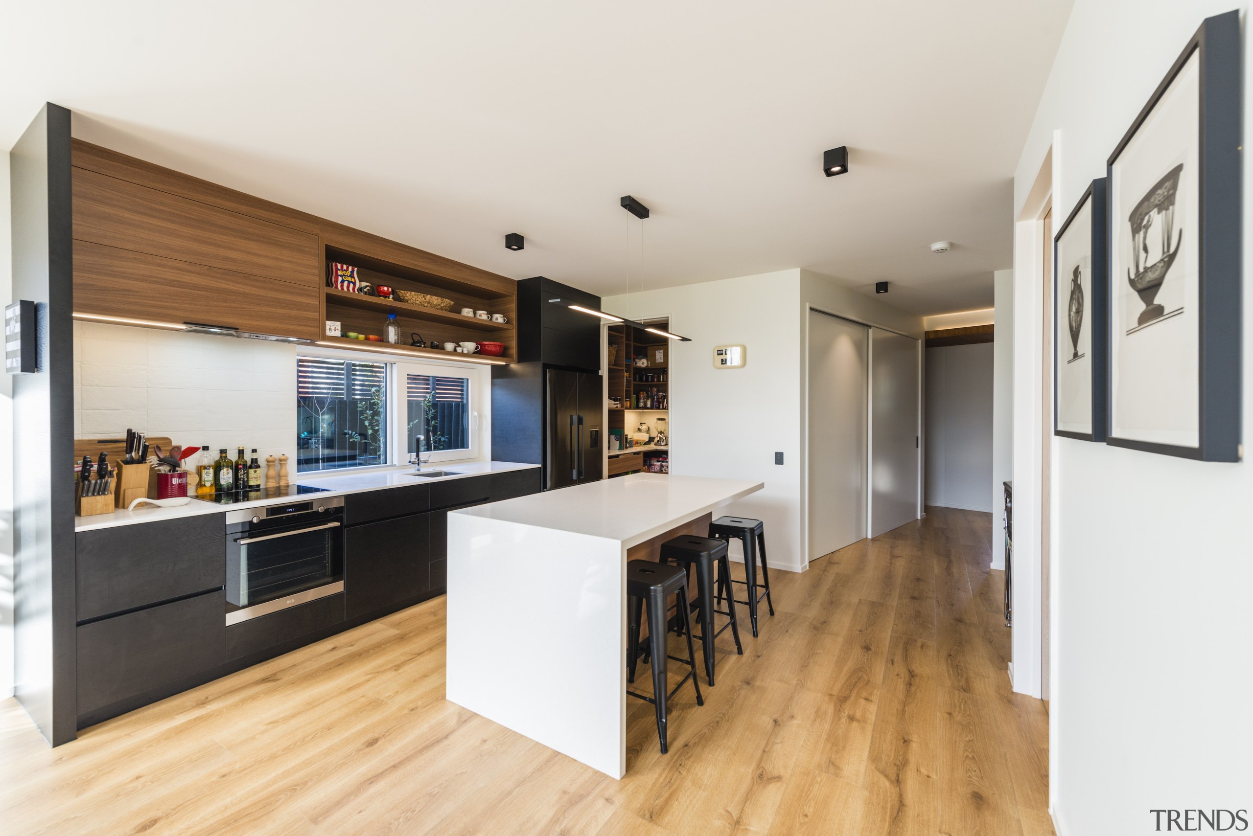 QuickStep Oak overlay runs right through the eco-friendly 