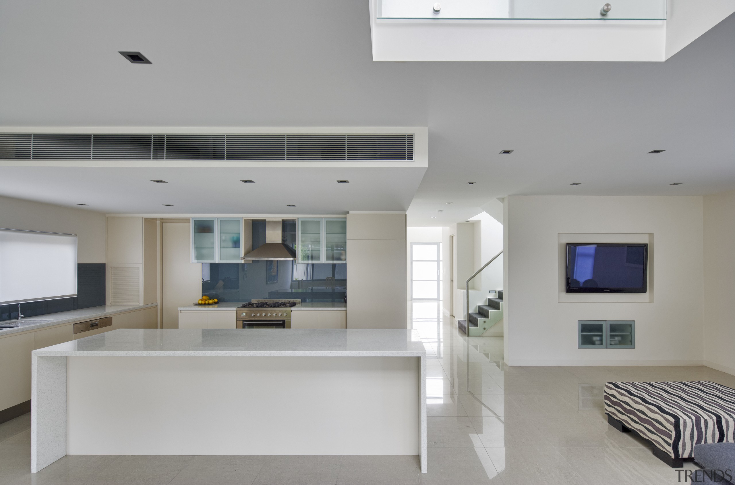 Large two story familyhome by Starr Constructions. Designed architecture, ceiling, daylighting, estate, floor, home, house, interior design, property, real estate, window, gray