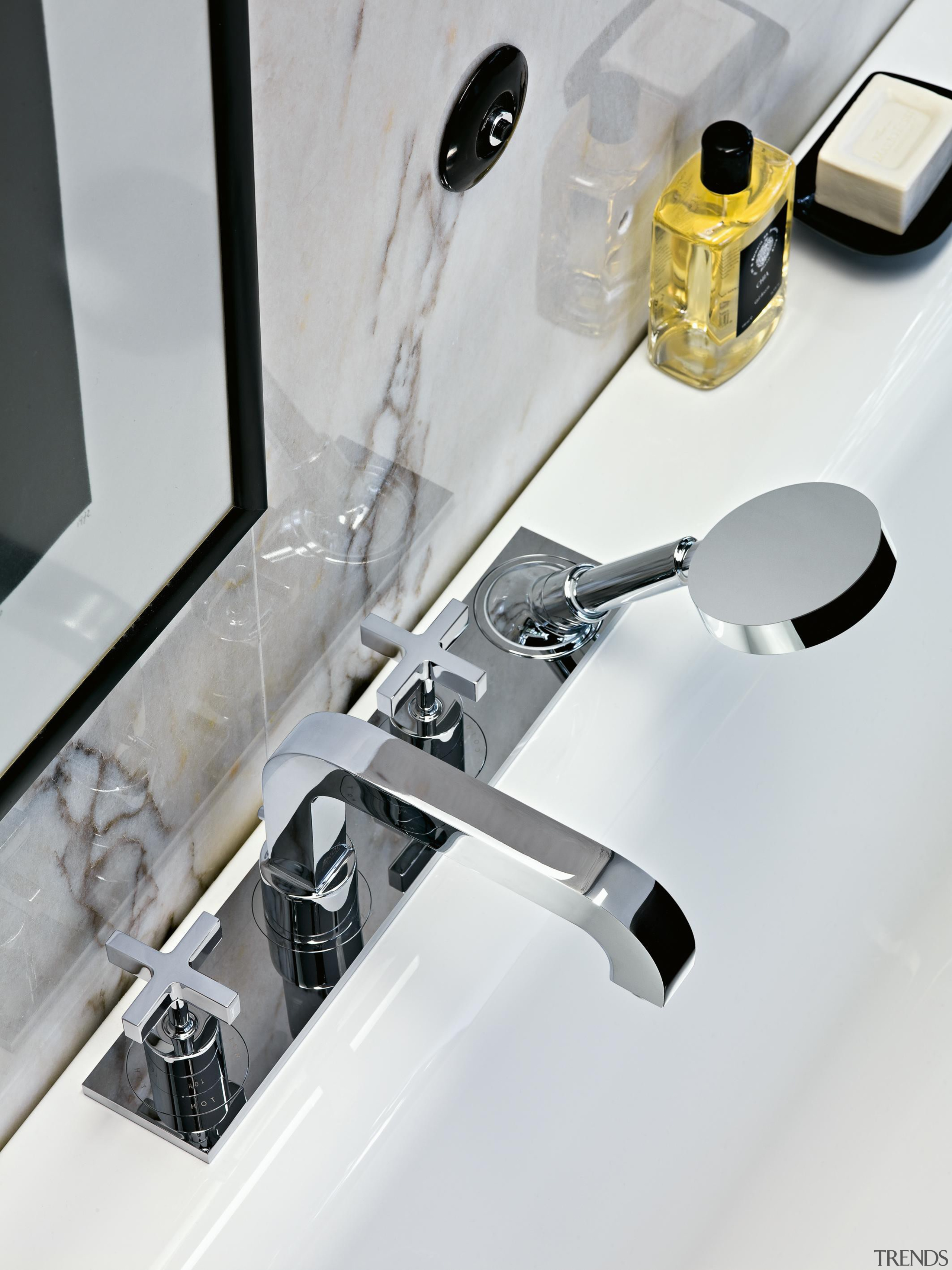 axor citterio ambience for Hansgrohe - axor citterio hardware, plumbing fixture, product design, tap, white, gray