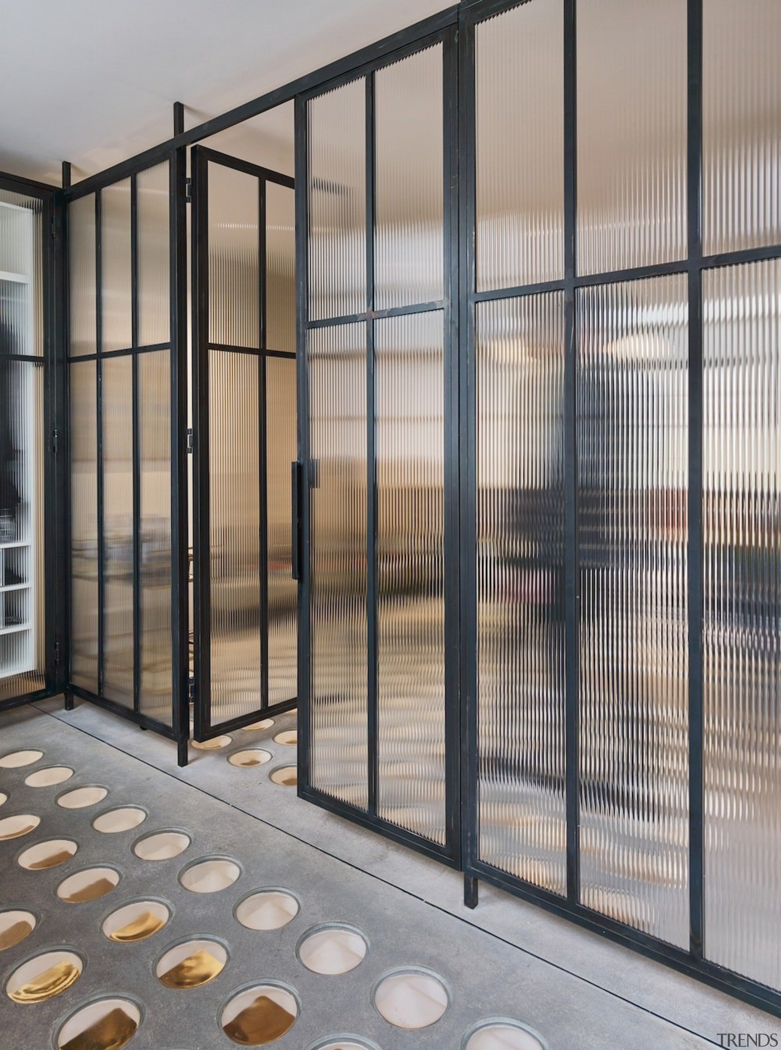 Andy Martin Architecture – Renovation in London - door, facade, gate, glass, iron, window, gray