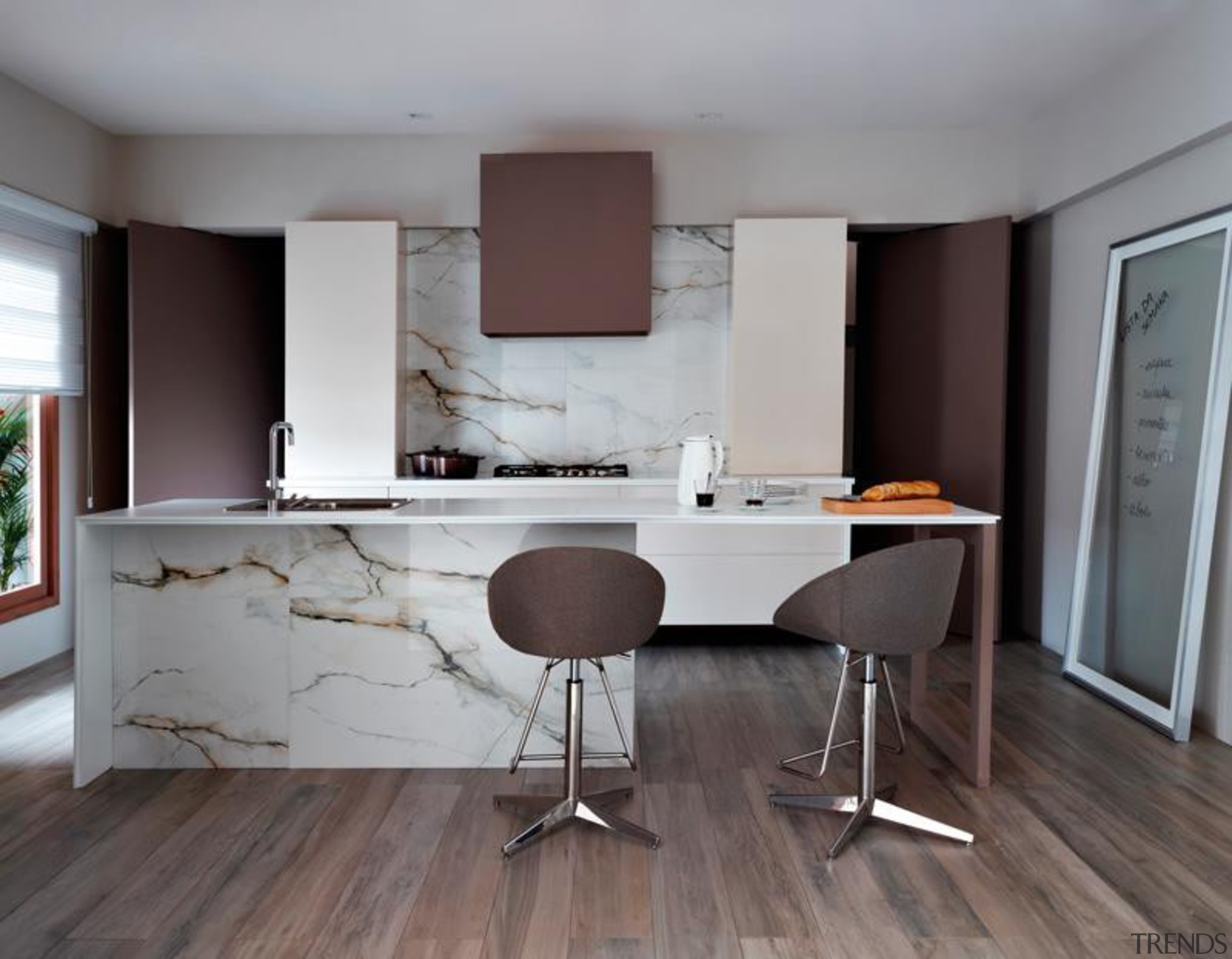 eco wood teca intensa 20x120 kitchen floor tiles.jpg chair, countertop, floor, flooring, furniture, hardwood, interior design, kitchen, room, table, wood flooring, gray