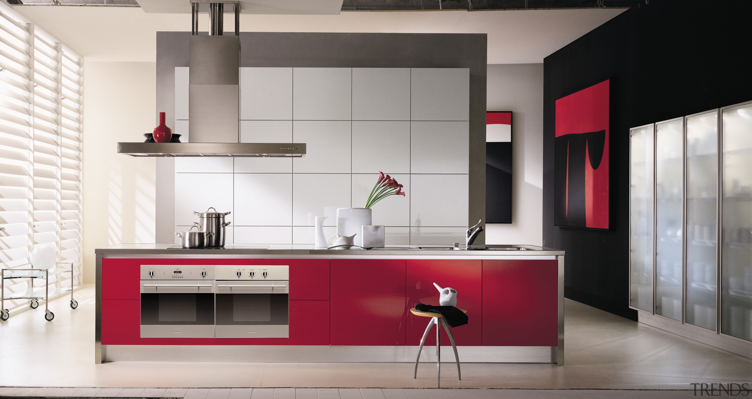 A kitchen featuring Baumatic kitchen appliances. The kitchen cabinetry, countertop, cuisine classique, furniture, interior design, interior designer, kitchen, product design, white