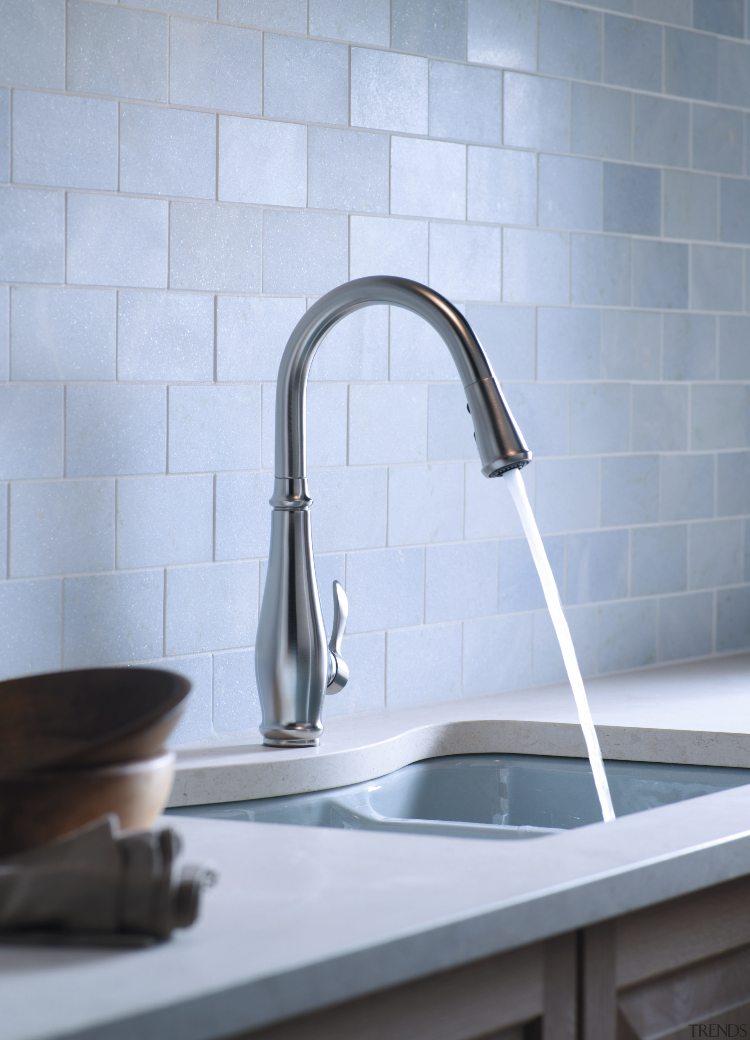 Kohler faucet - Kohler faucet - bathroom | bathroom, bathroom sink, plumbing fixture, product design, sink, tap, tile, teal