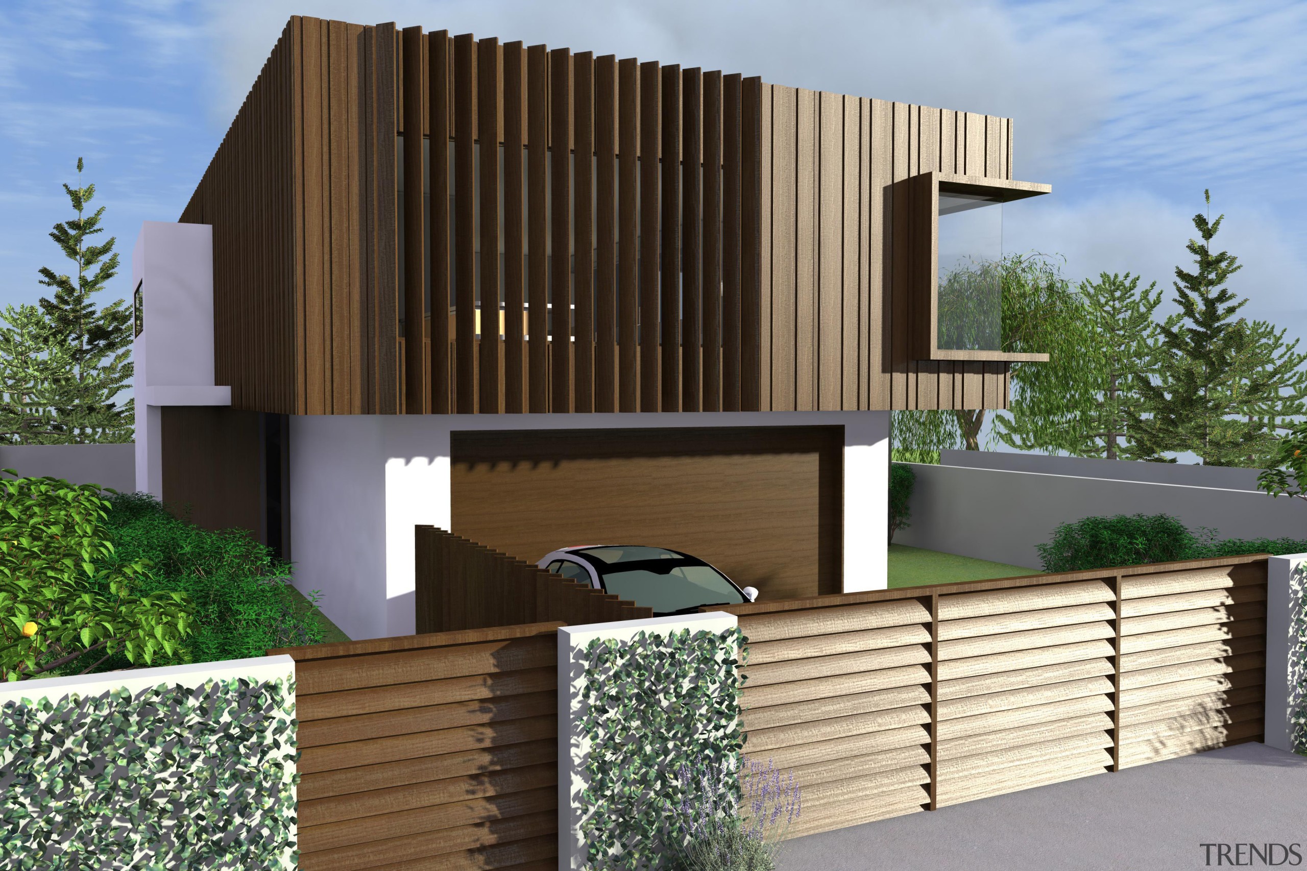 24 tiri concept hsuntitled path1 - Tiri Concept architecture, building, elevation, facade, fence, home, house, property, real estate, residential area, siding